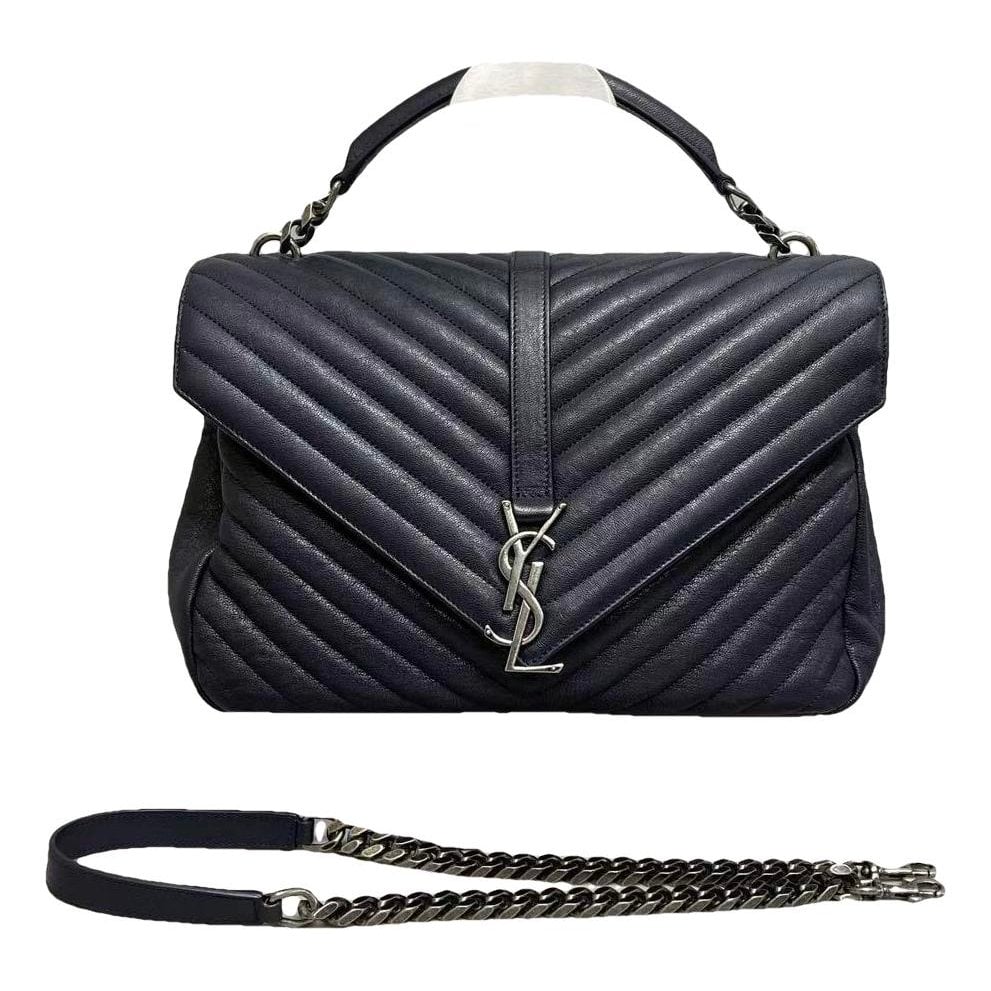 Collége monogramme leather handbag