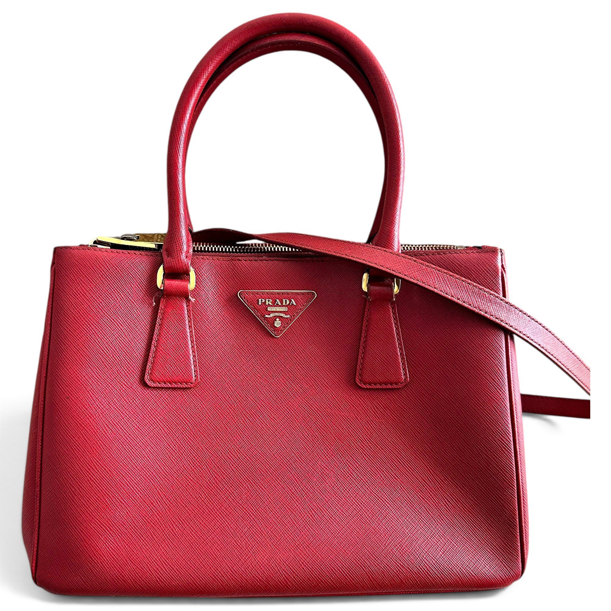 Galleria leather handbag