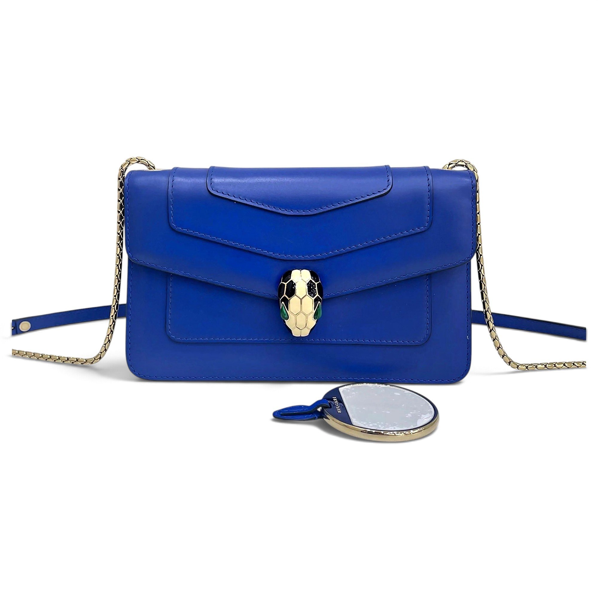 Serpenti leather crossbody bag