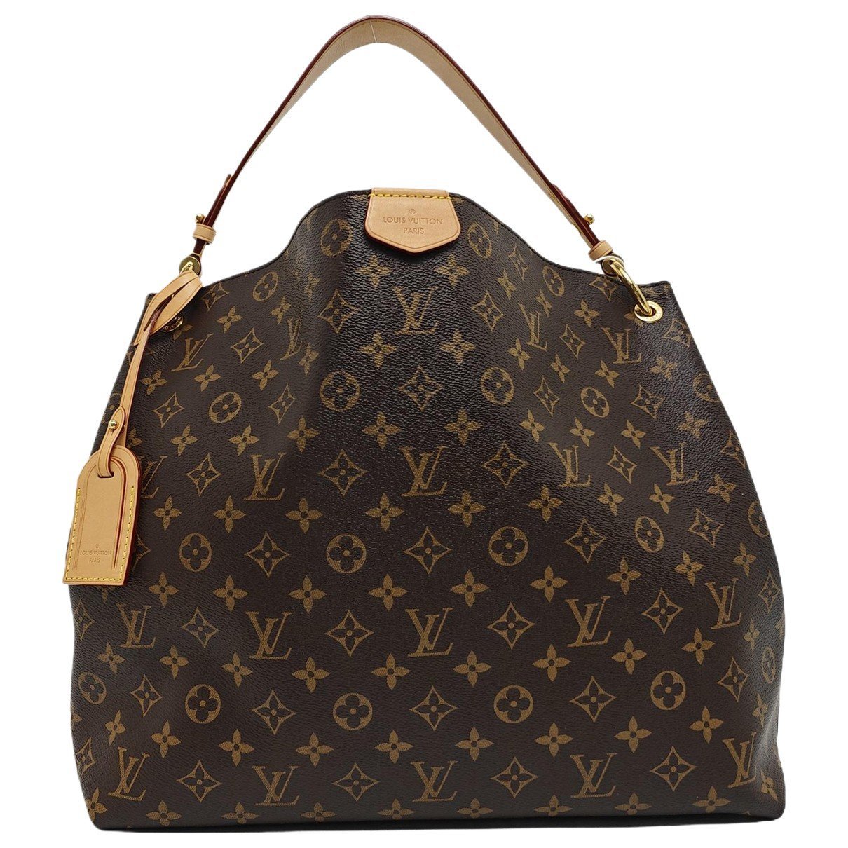 Graceful leather handbag