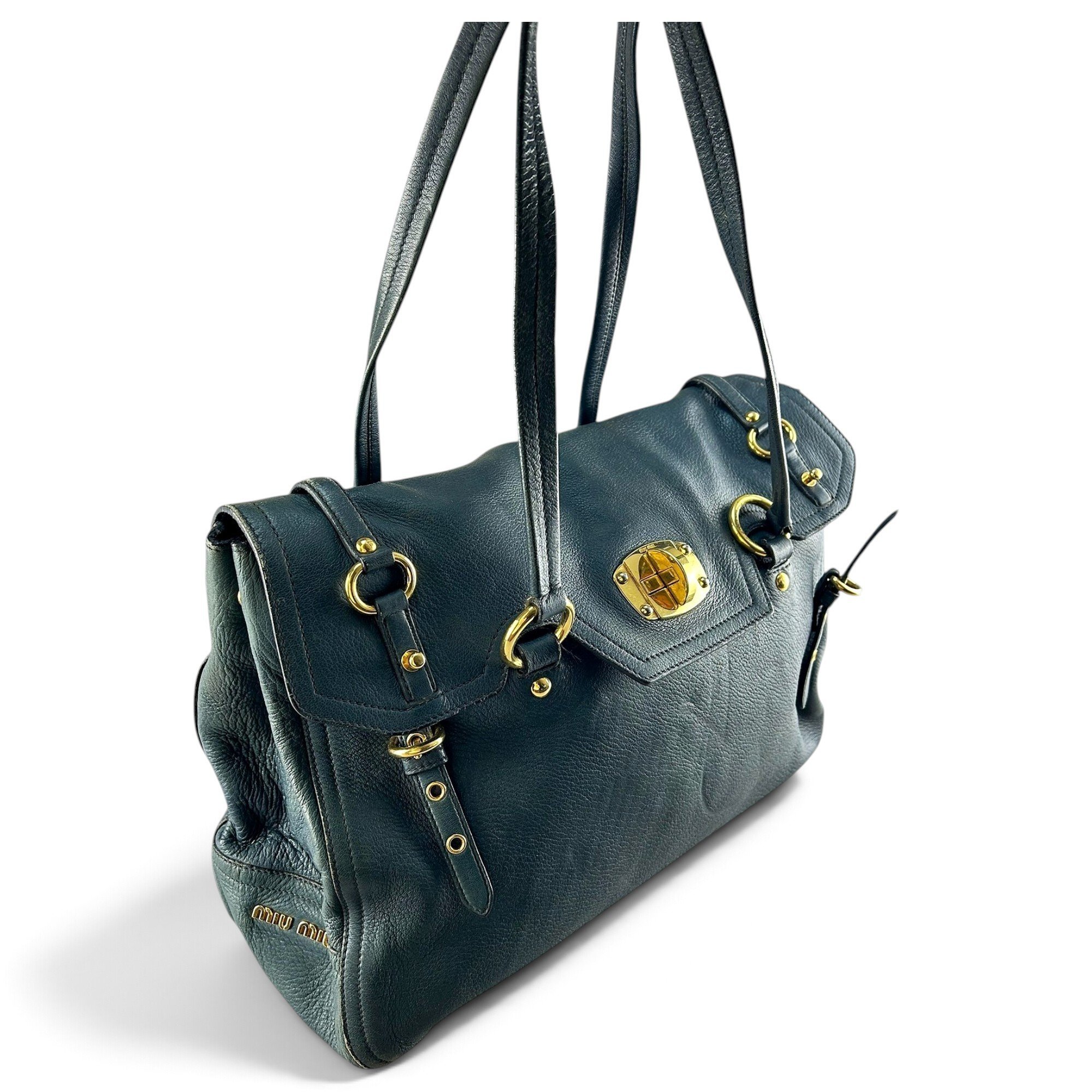 Leather handbag