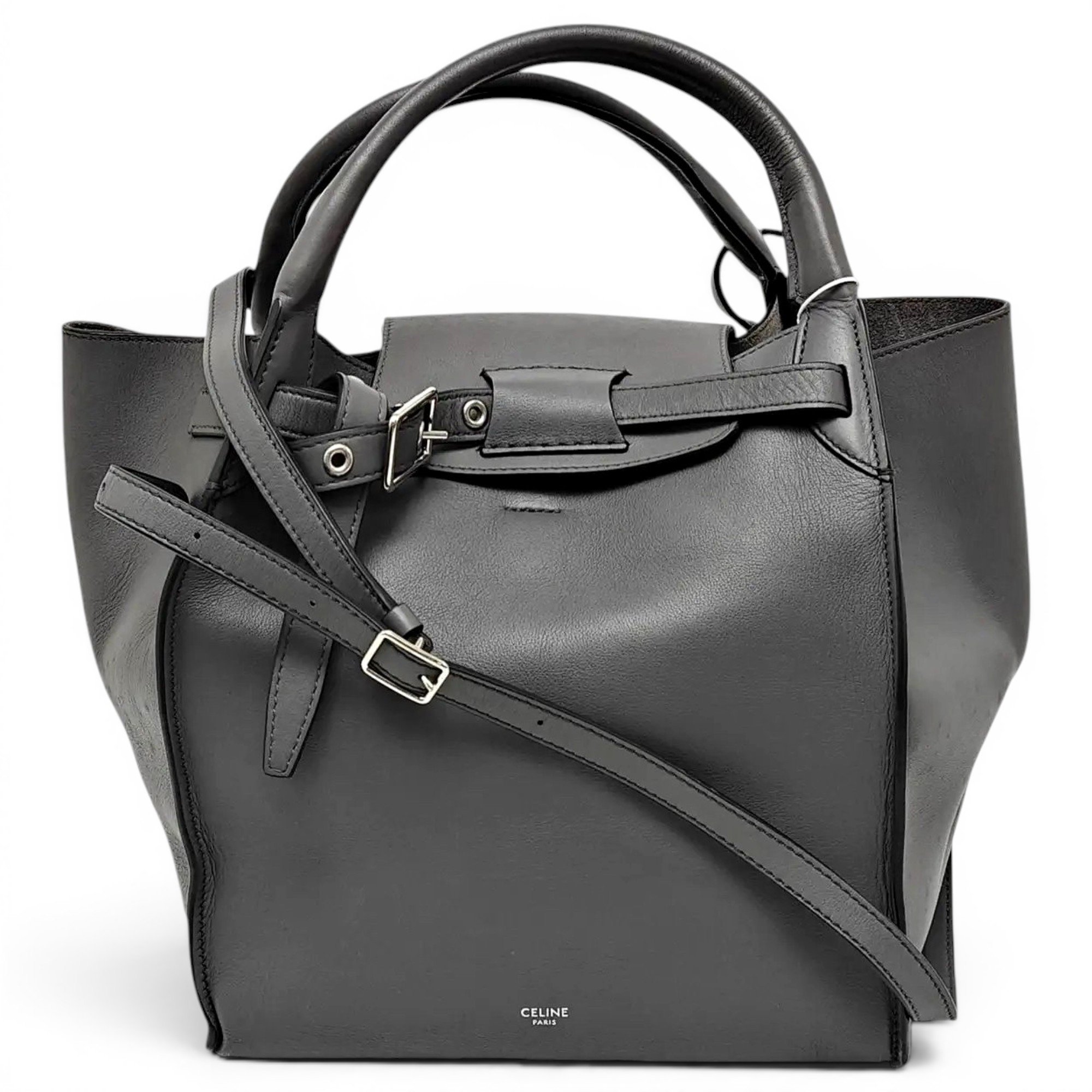 Big Bag leather handbag