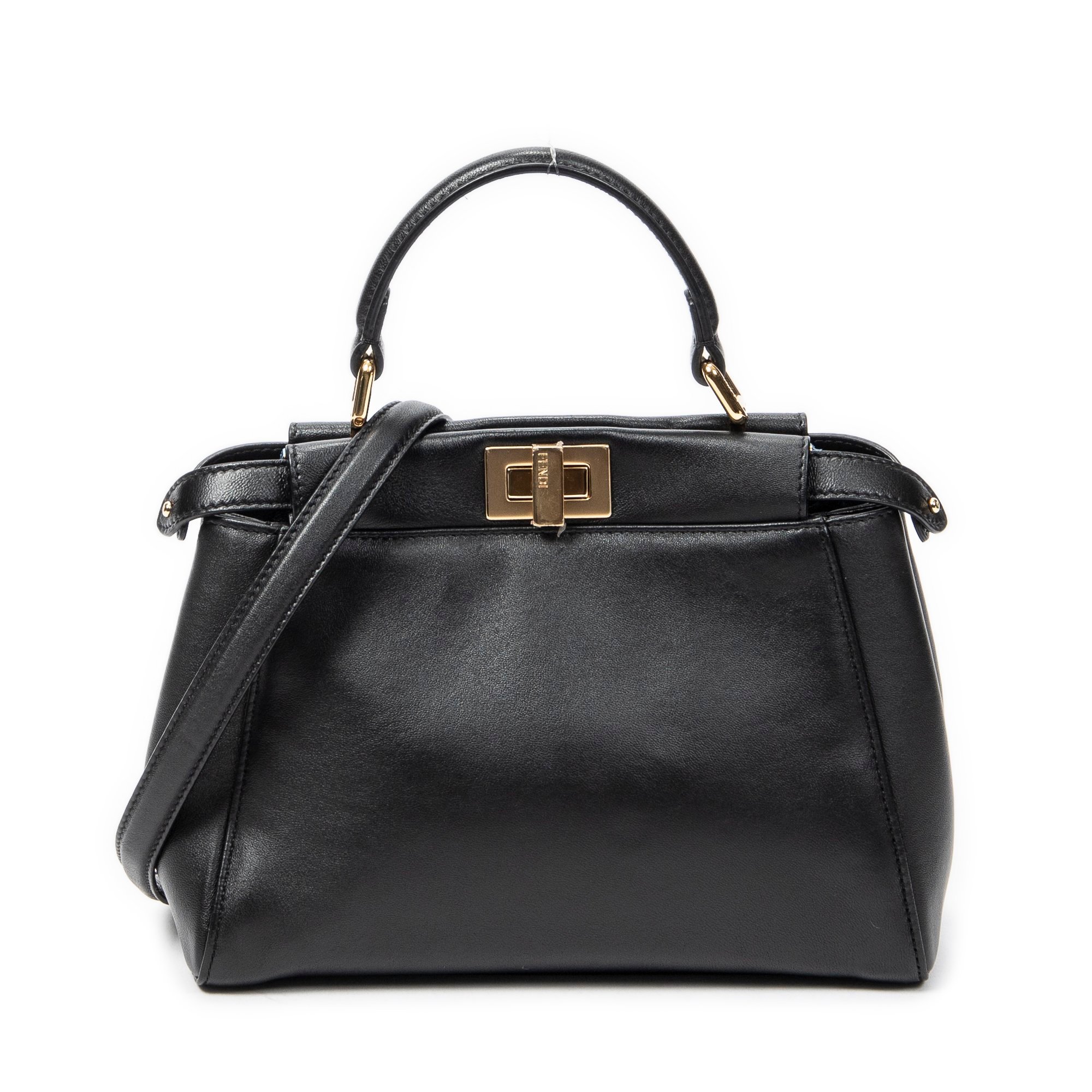 Peekaboo leather handbag