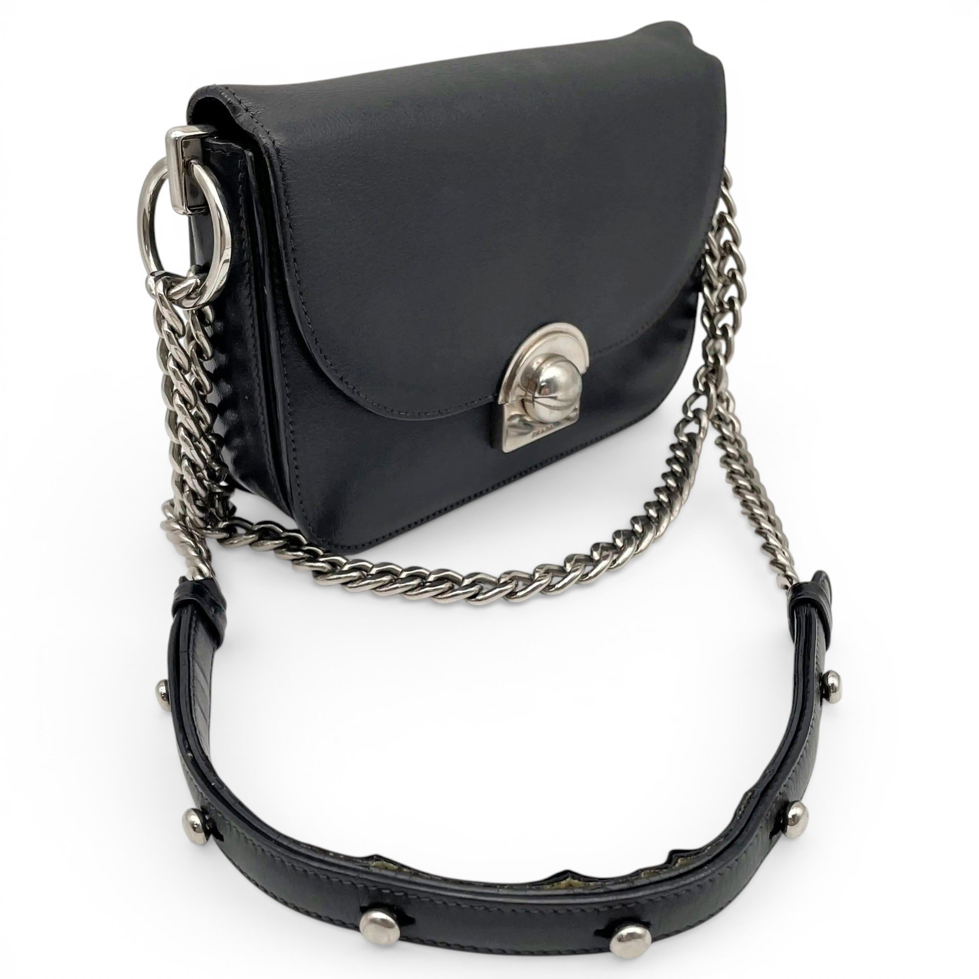 Leather crossbody bag