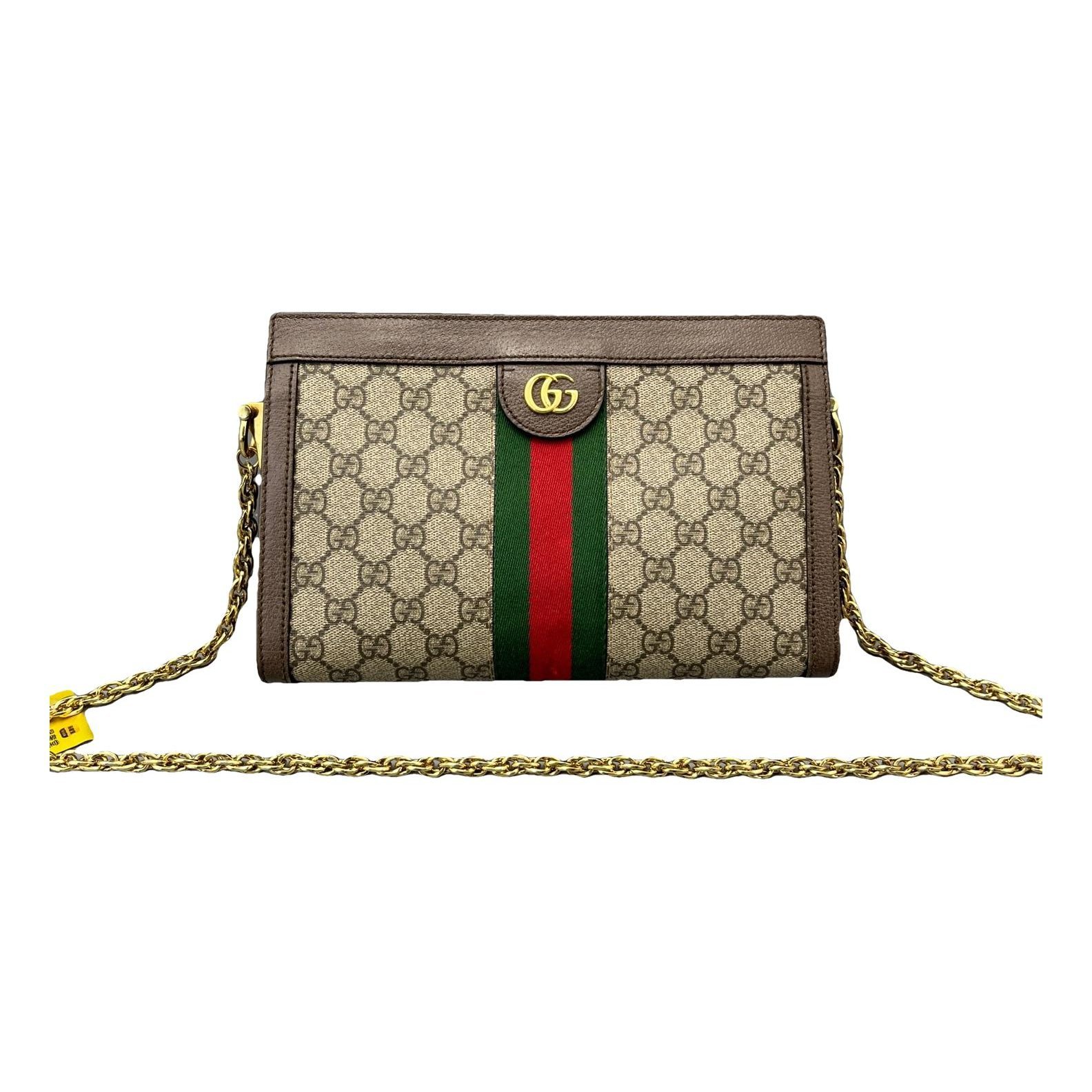 Ophidia Chain leather handbag