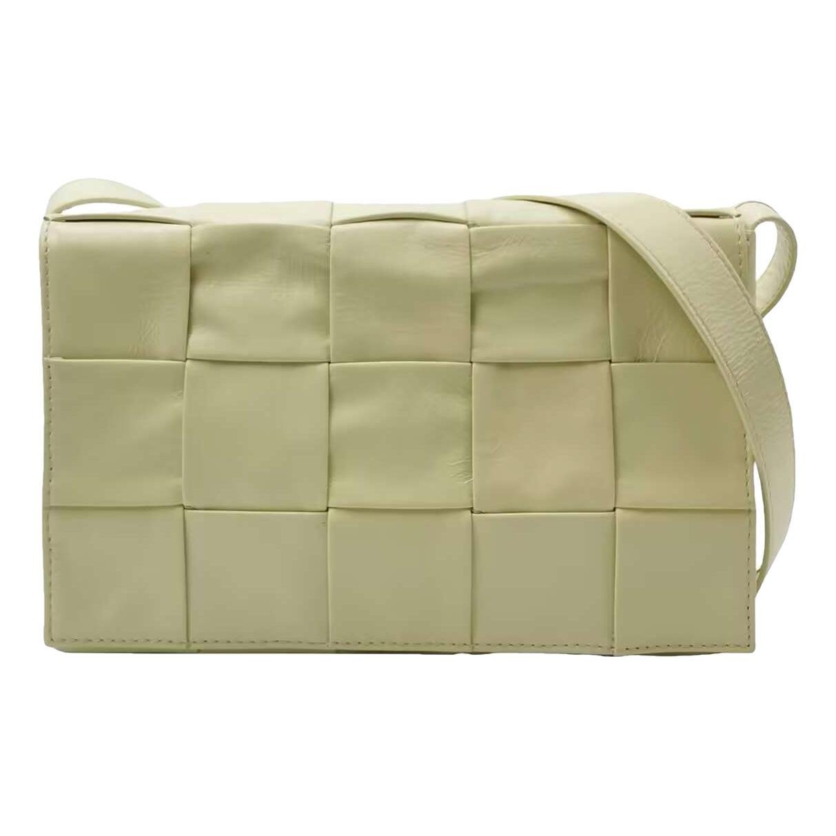 Cassette leather handbag