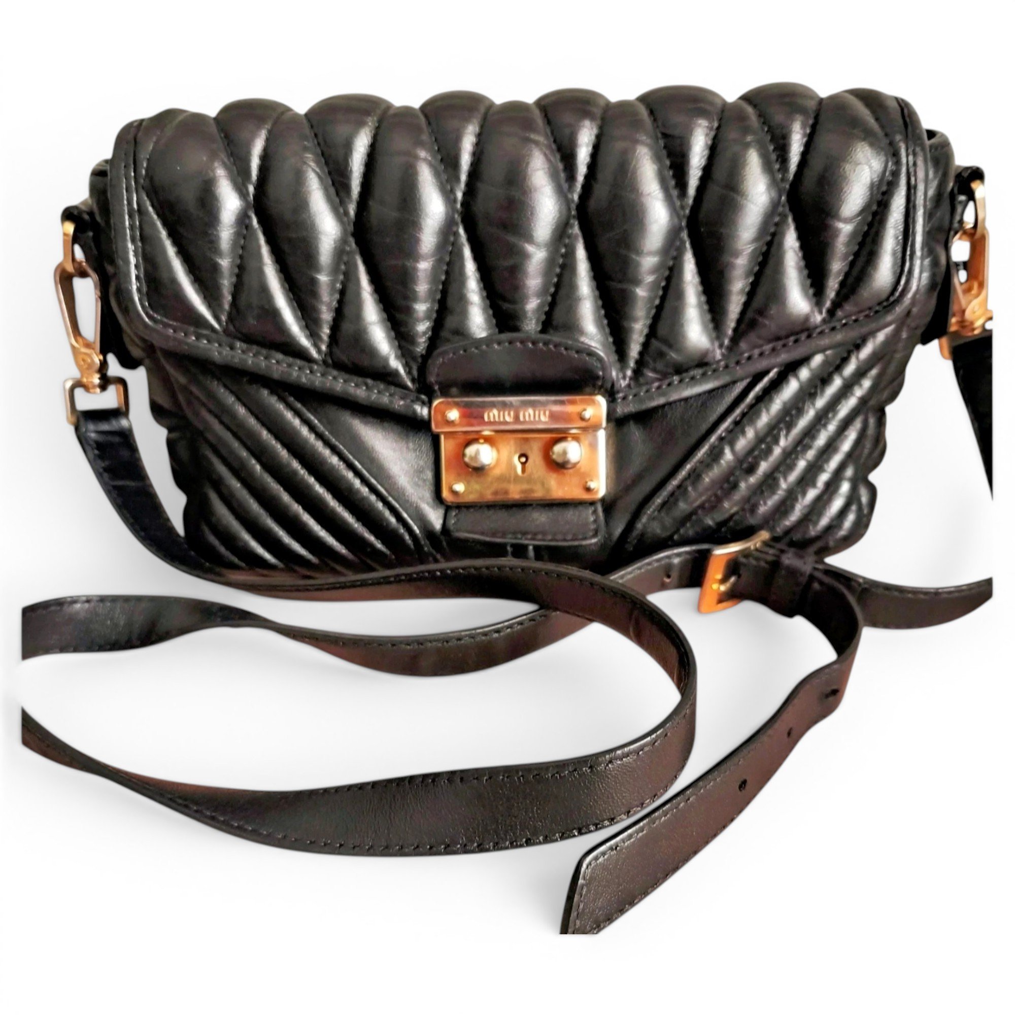 Leather crossbody bag