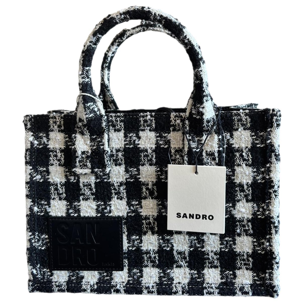 Sandro Tweed tote