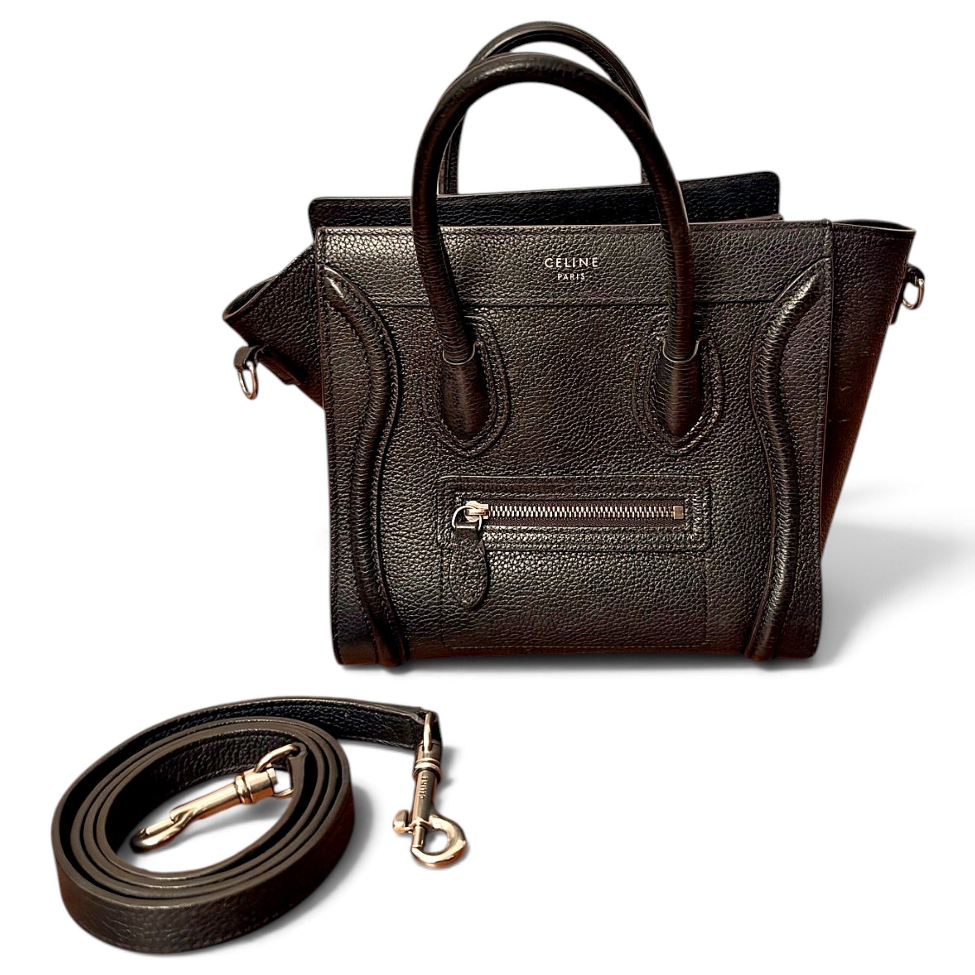 Nano Luggage leather mini bag