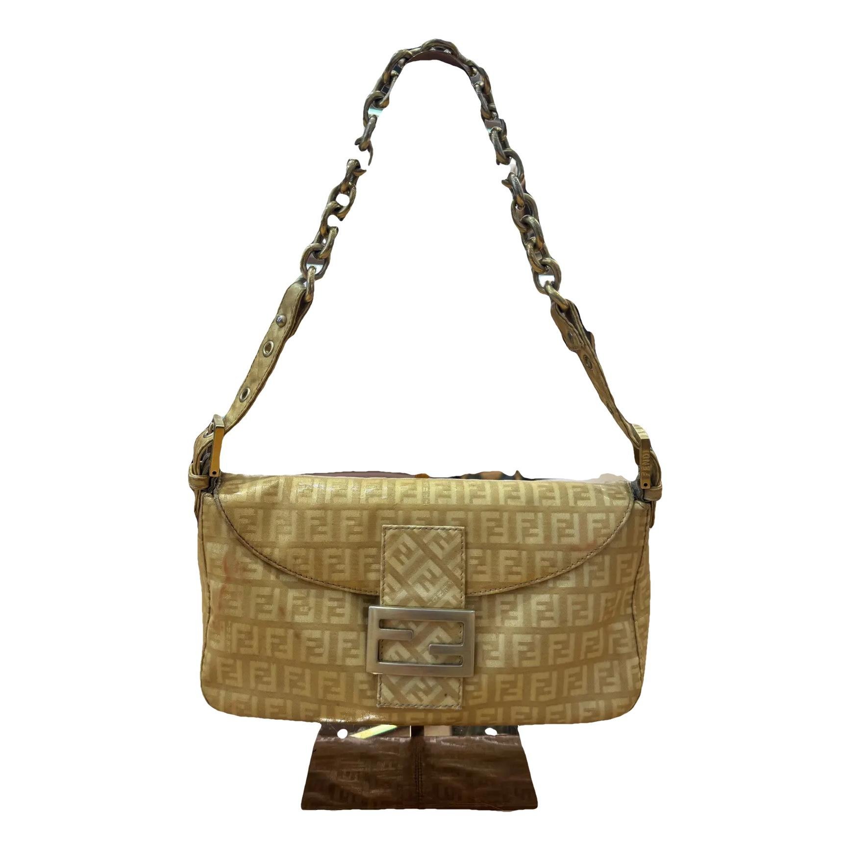 Baguette vinyl handbag