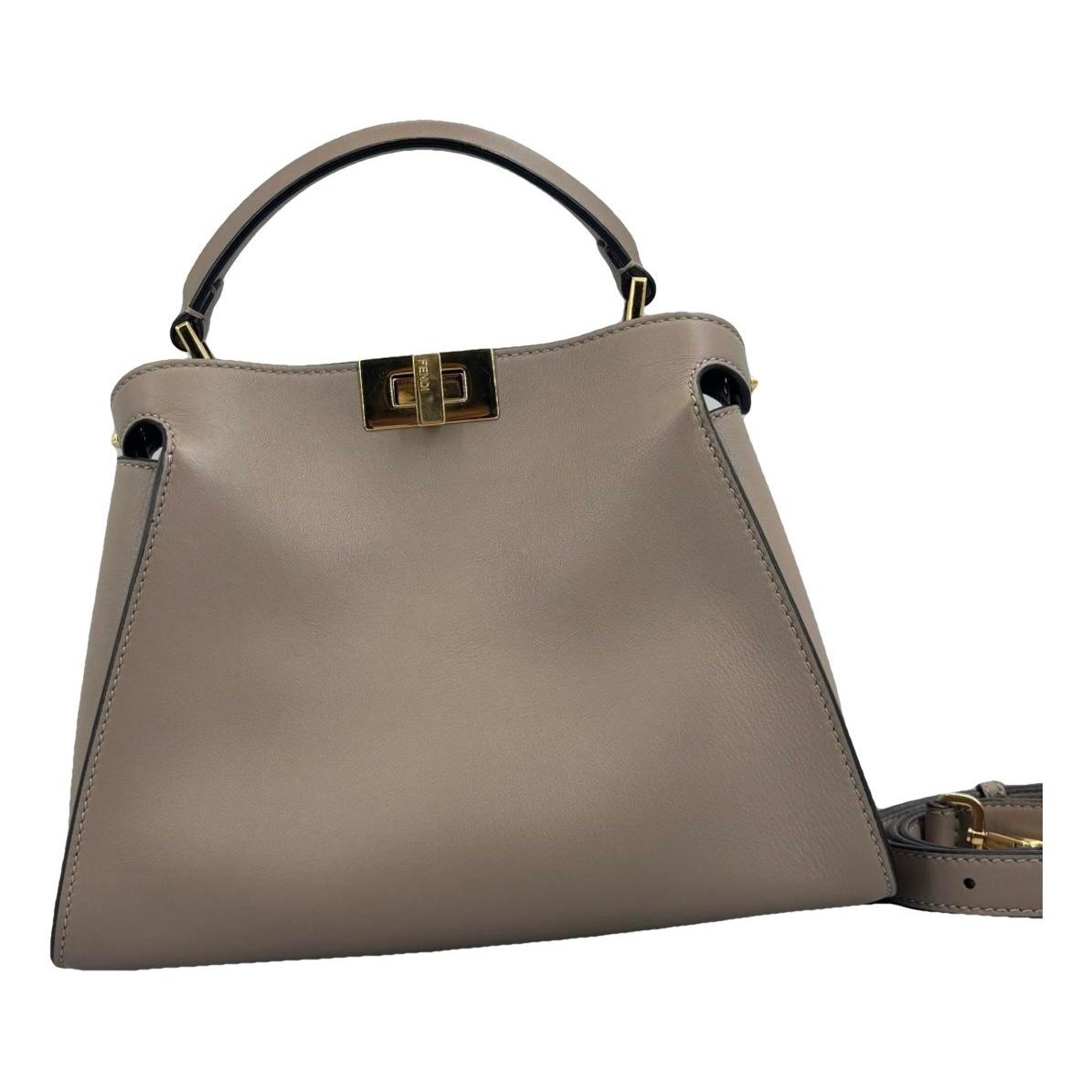Peekaboo leather handbag