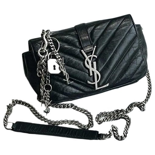 Collége monogramme leather crossbody bag