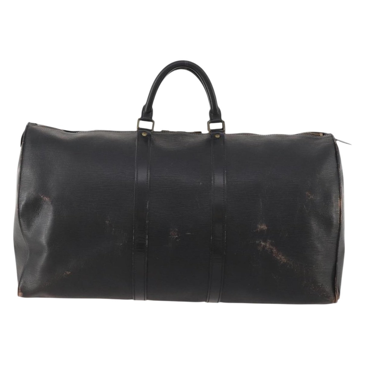 Keepall leather travel bag
