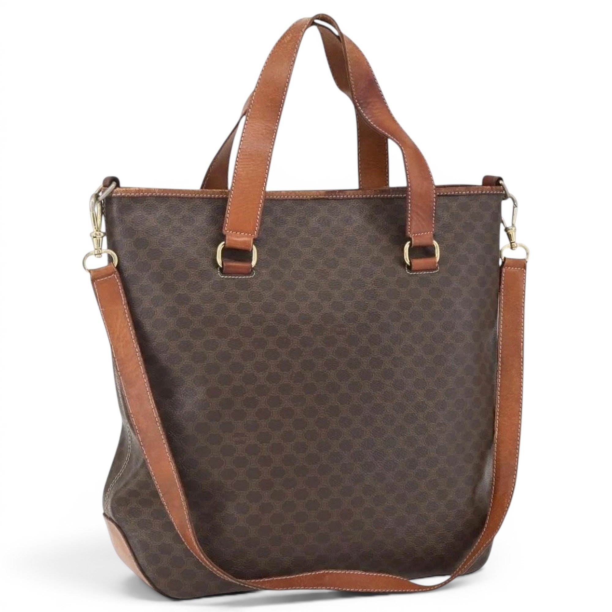 Leather tote