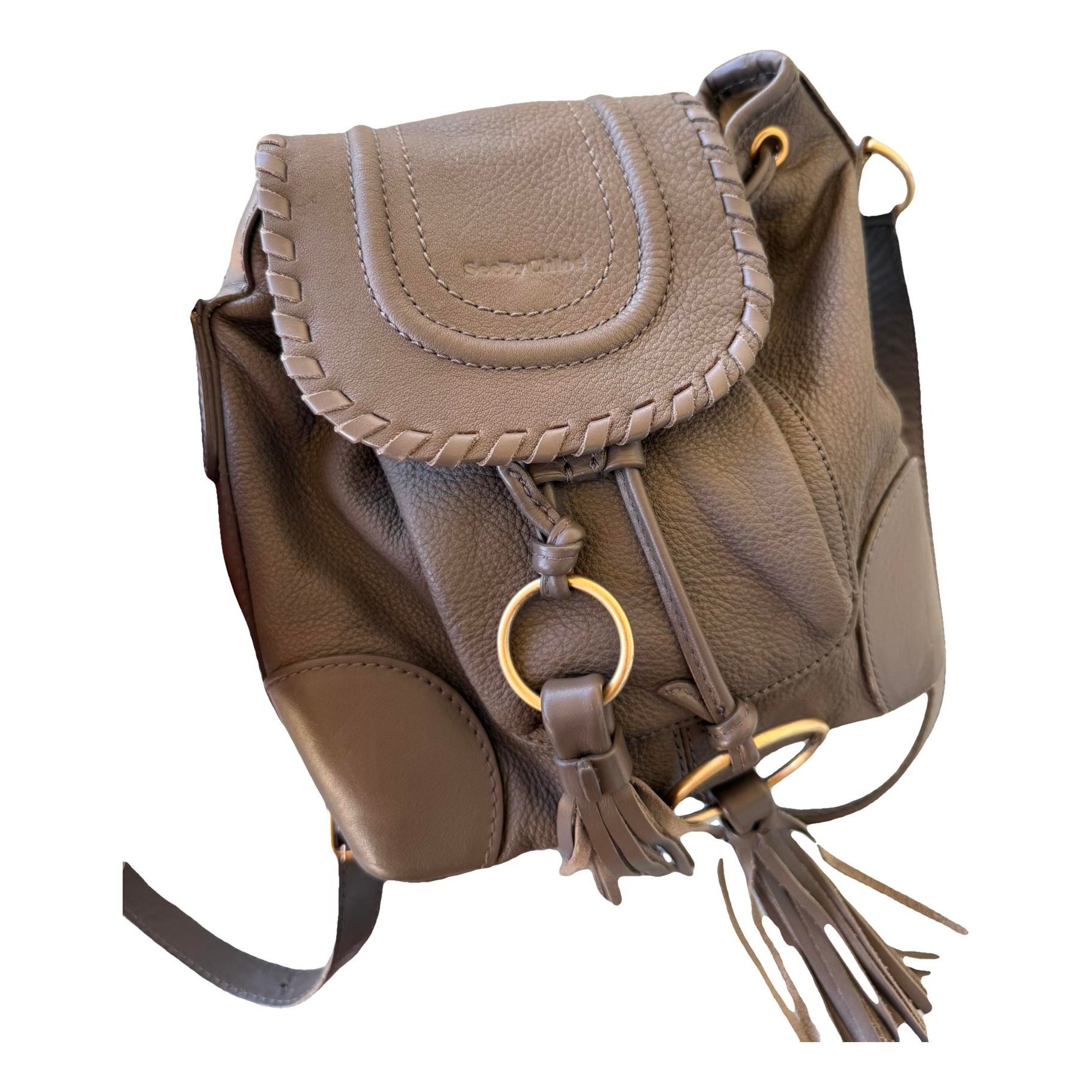 Leather handbag