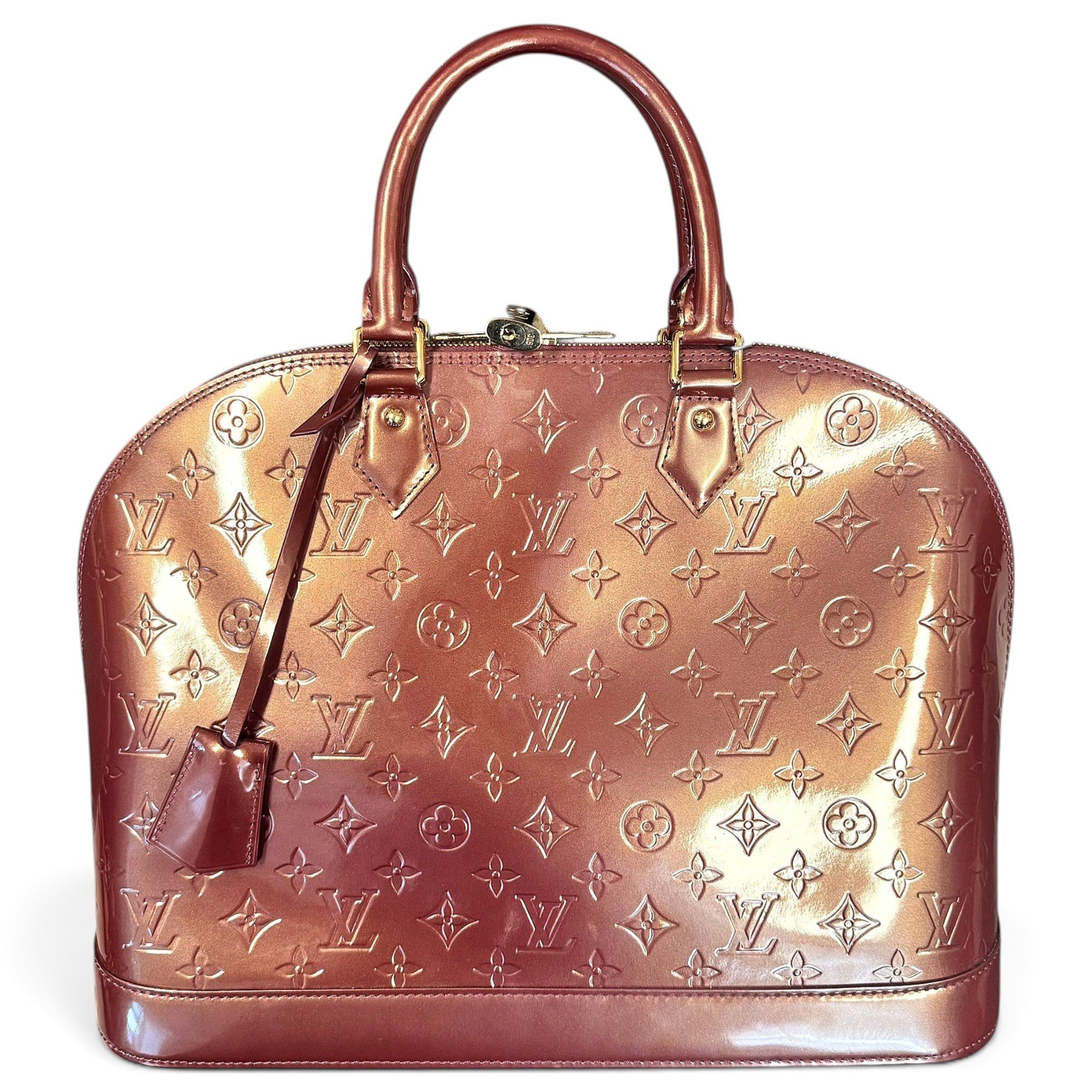 Alma patent leather handbag