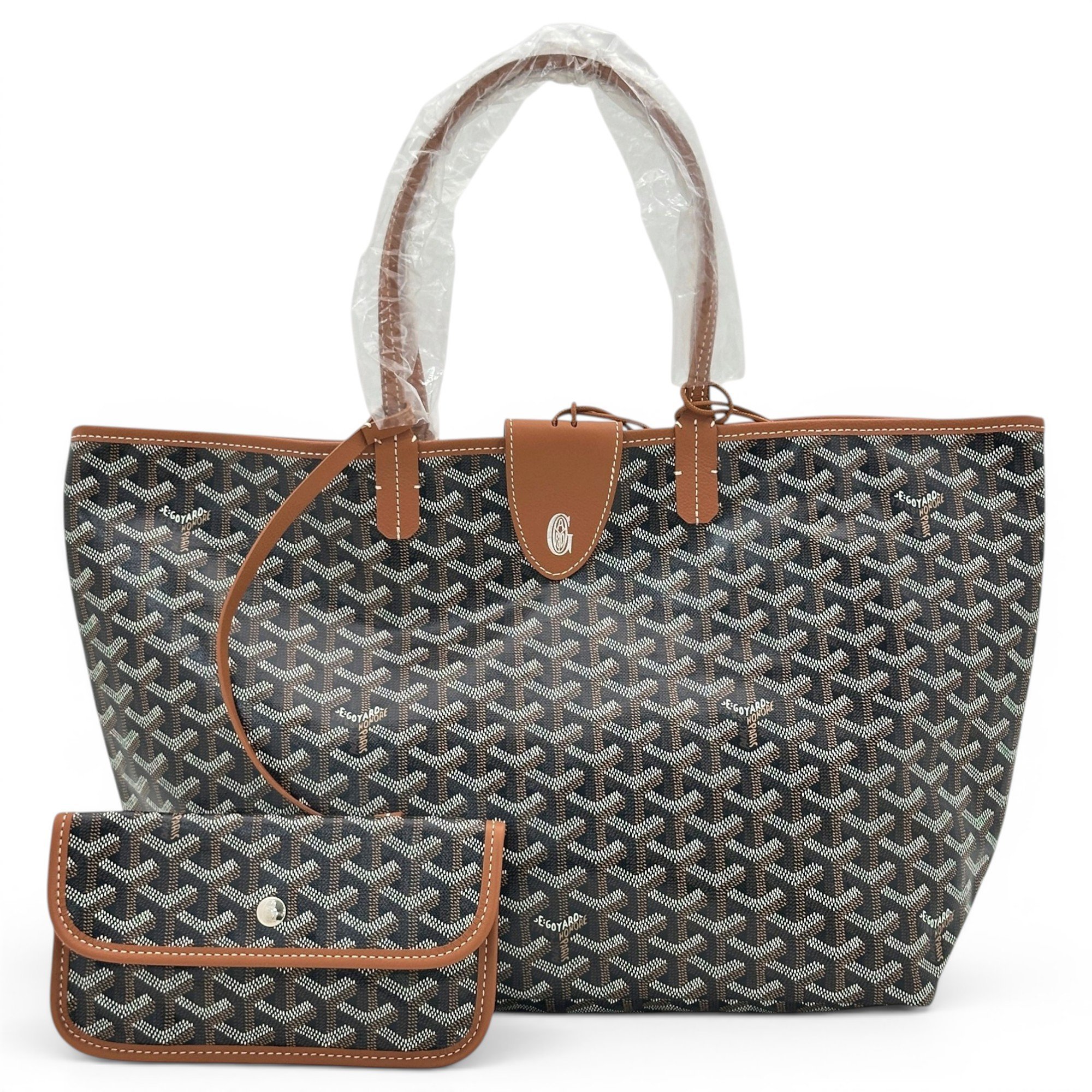Goyard Saint-Louis leather tote