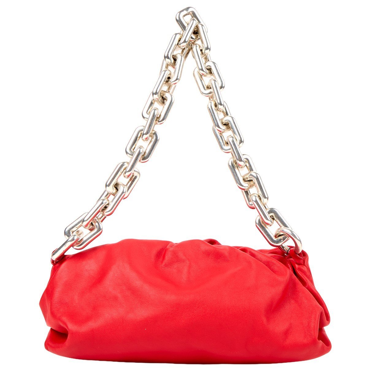 Chain Pouch leather handbag