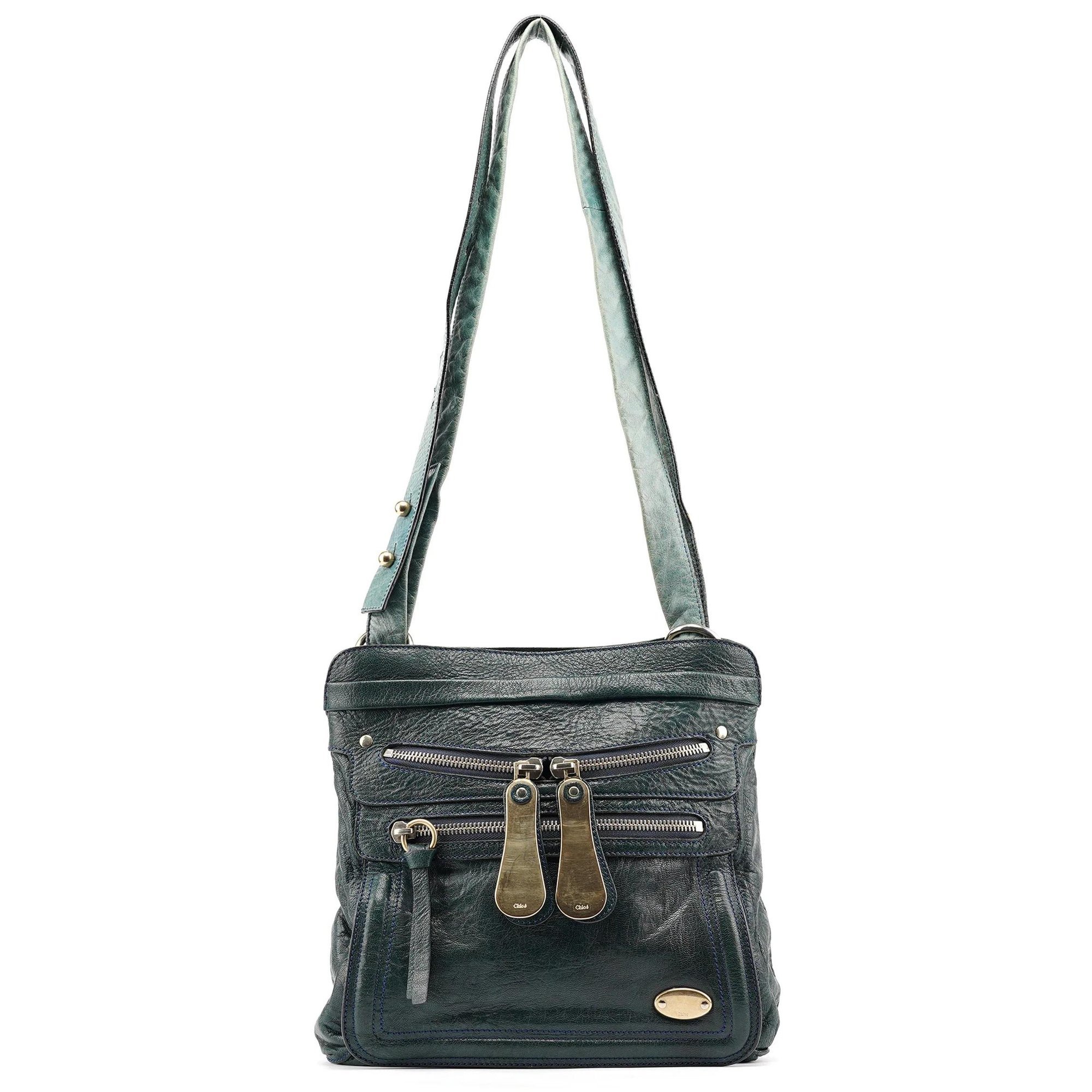 Bay leather crossbody bag