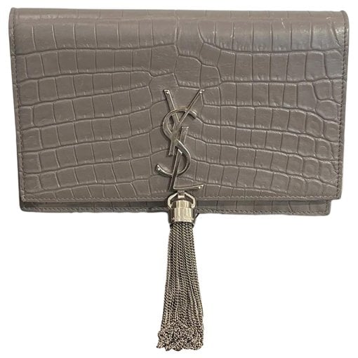 Pompom Kate leather crossbody bag