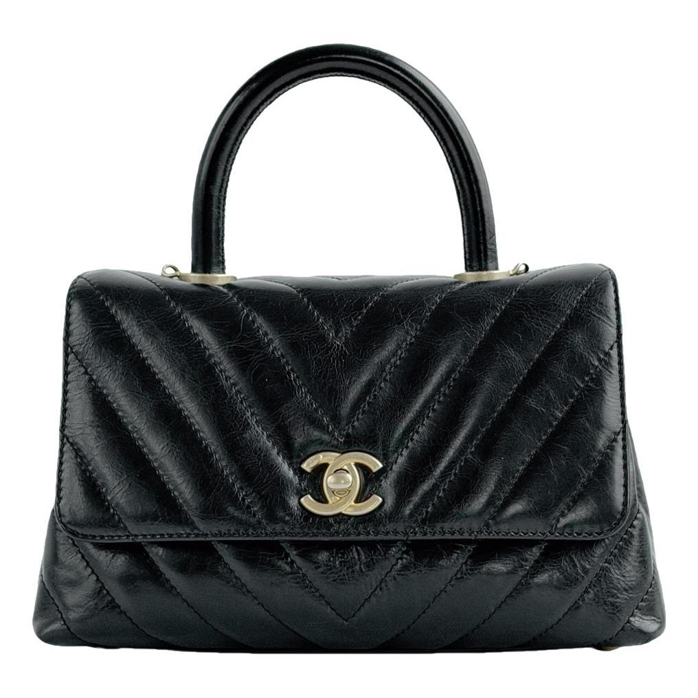 Coco Handle leather handbag