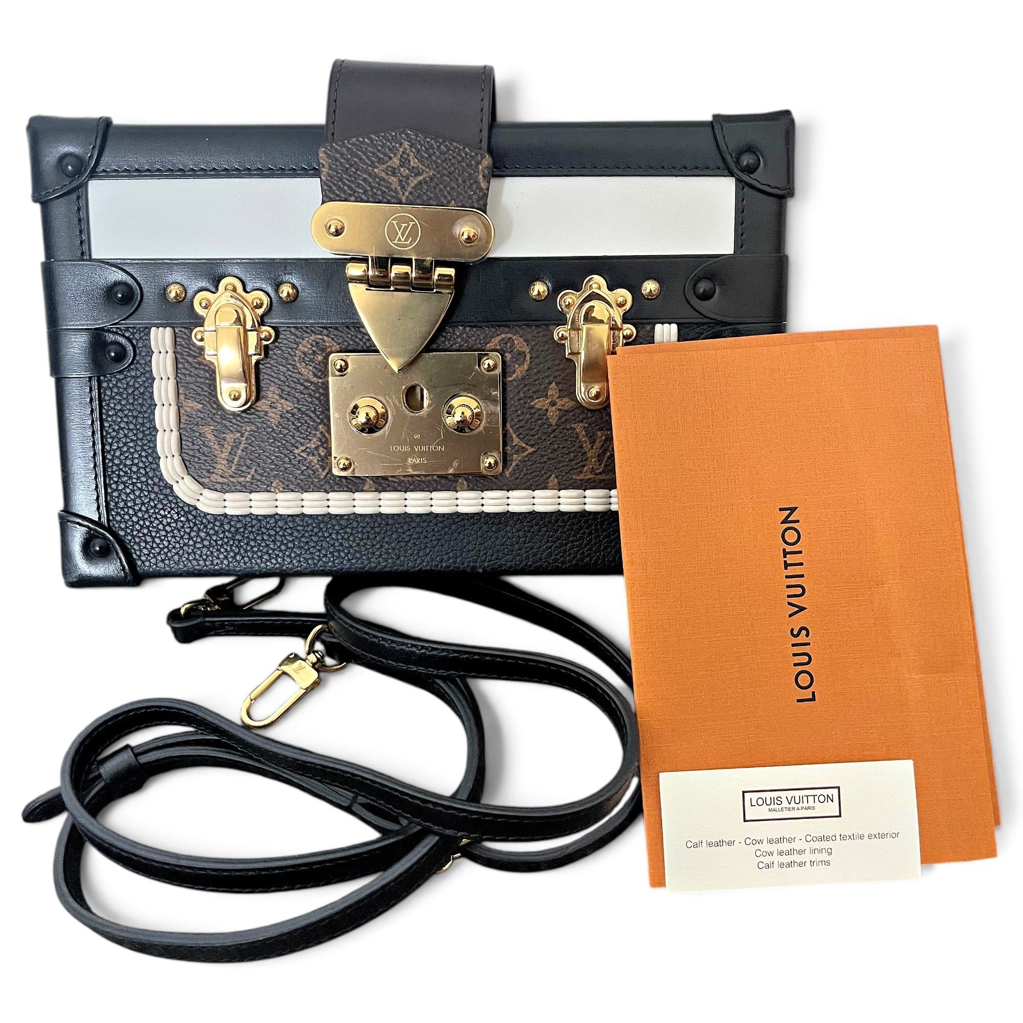 Louis Vuitton Petite Malle leather crossbody bag