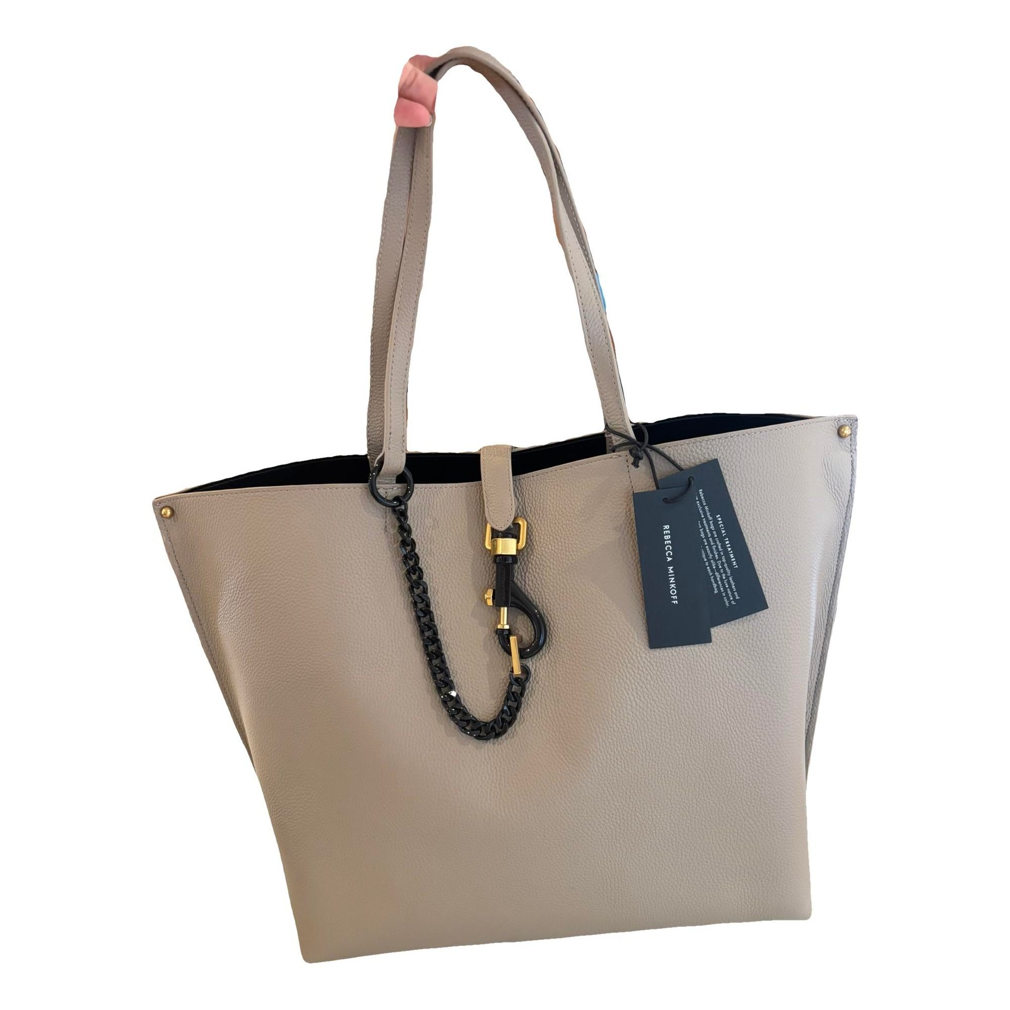 Leather tote
