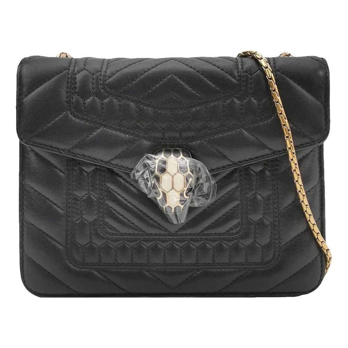 Serpenti leather crossbody bag