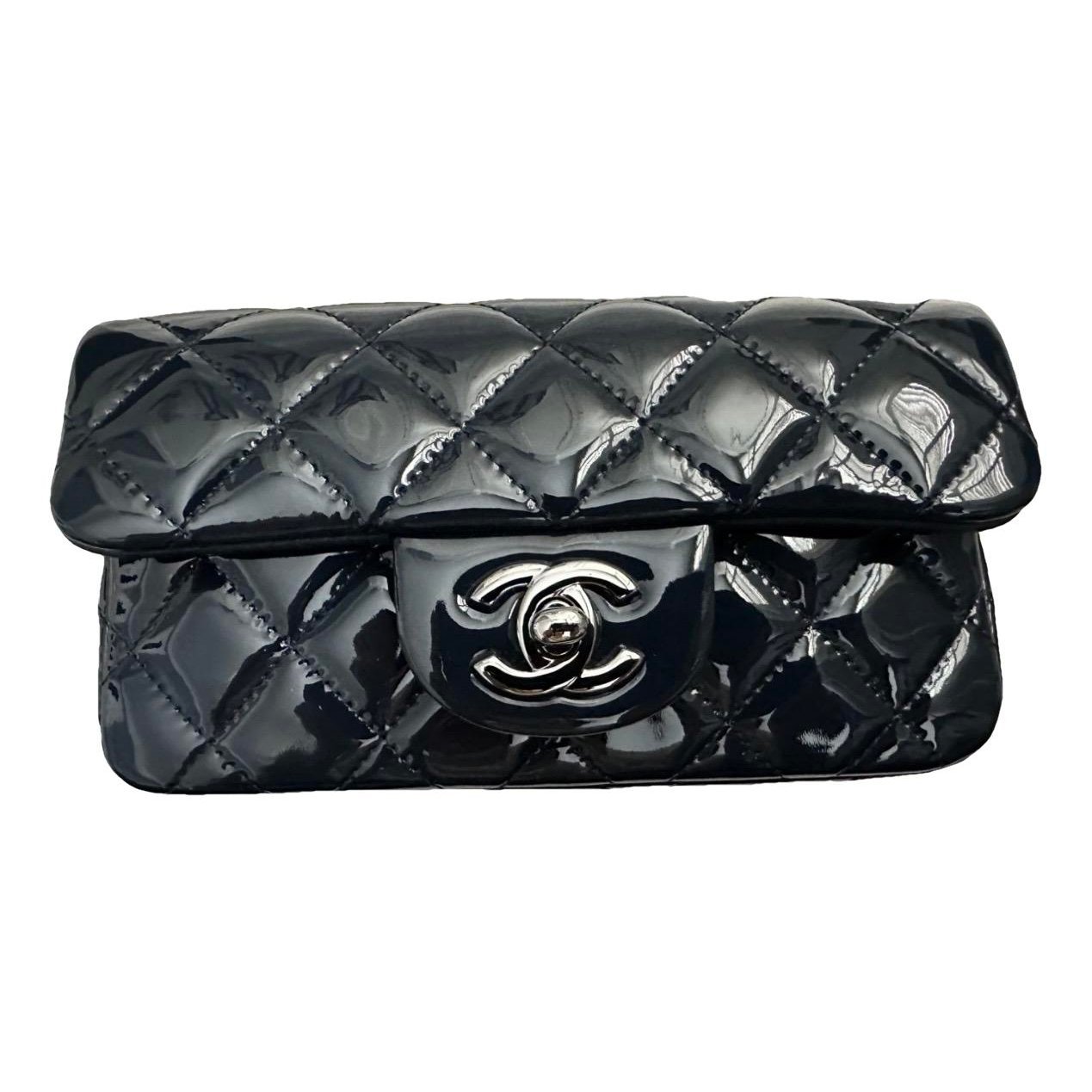 Patent leather handbag