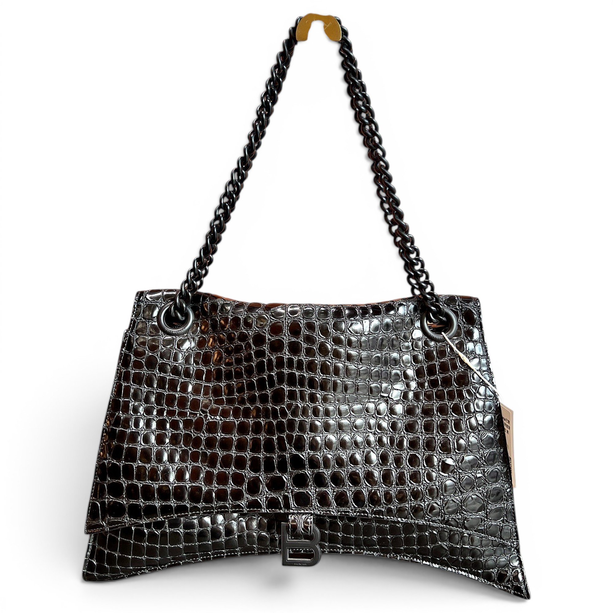 Balenciaga Crush leather handbag