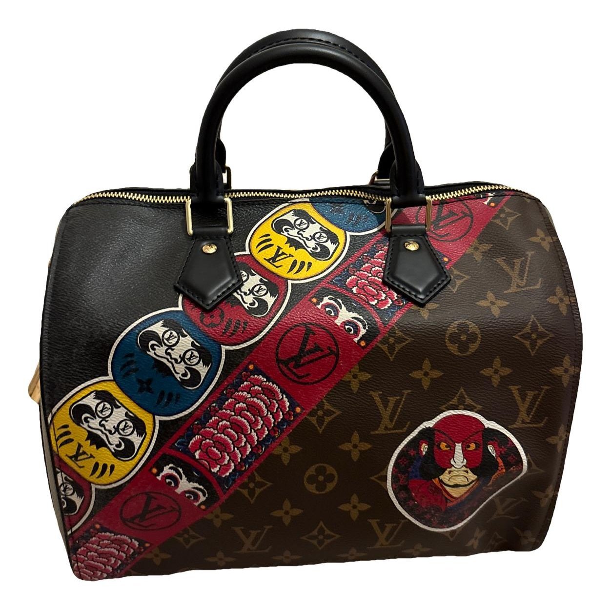 Speedy leather handbag