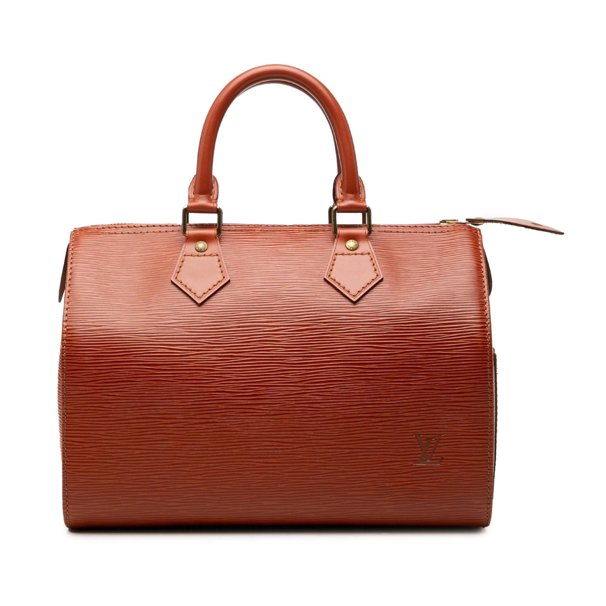 Speedy leather bag