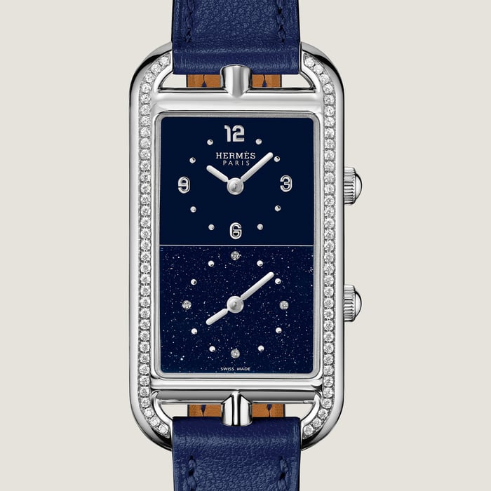 Sans Coloris Nantucket Dual Time Watch, Large Model, 39 MM
