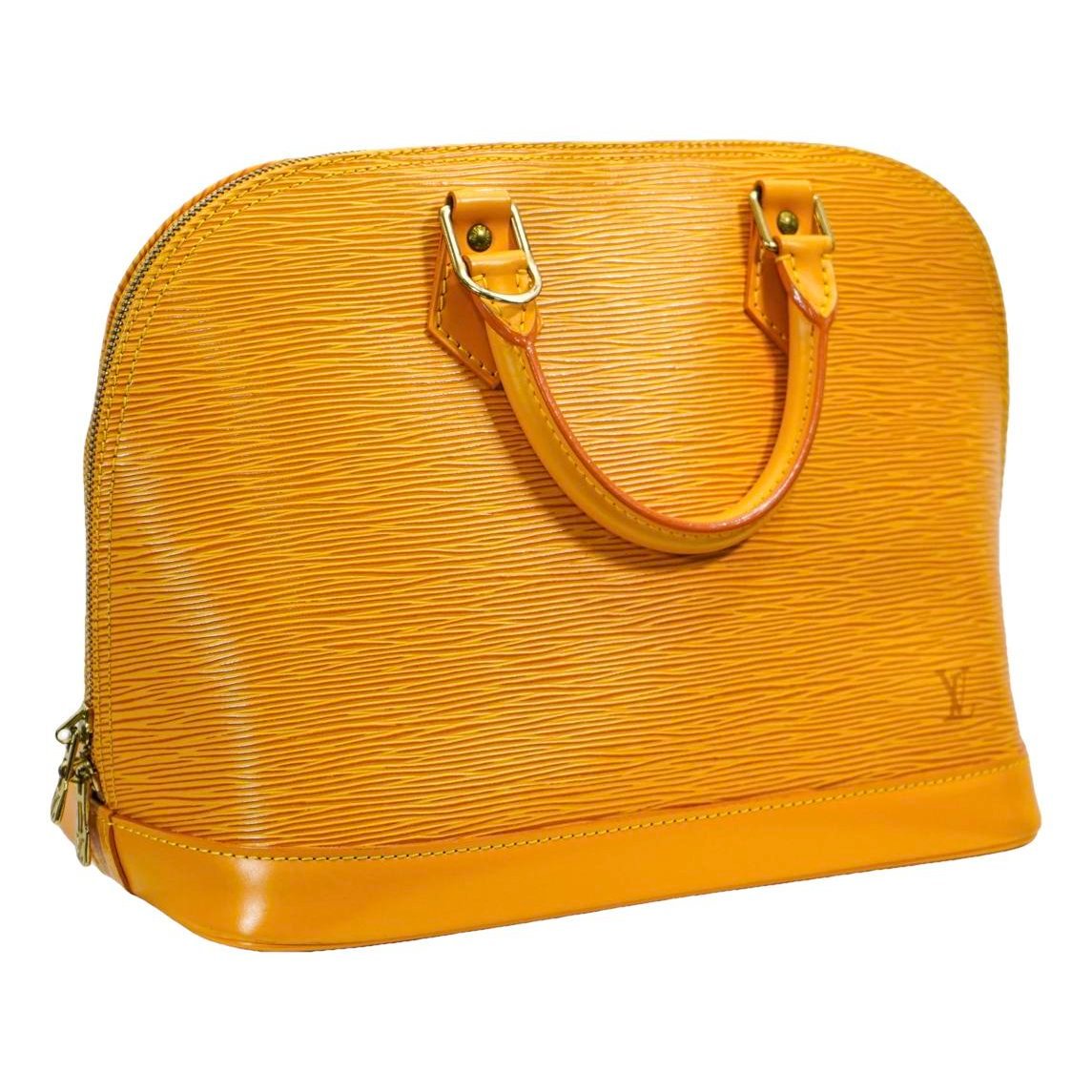 Alma leather handbag