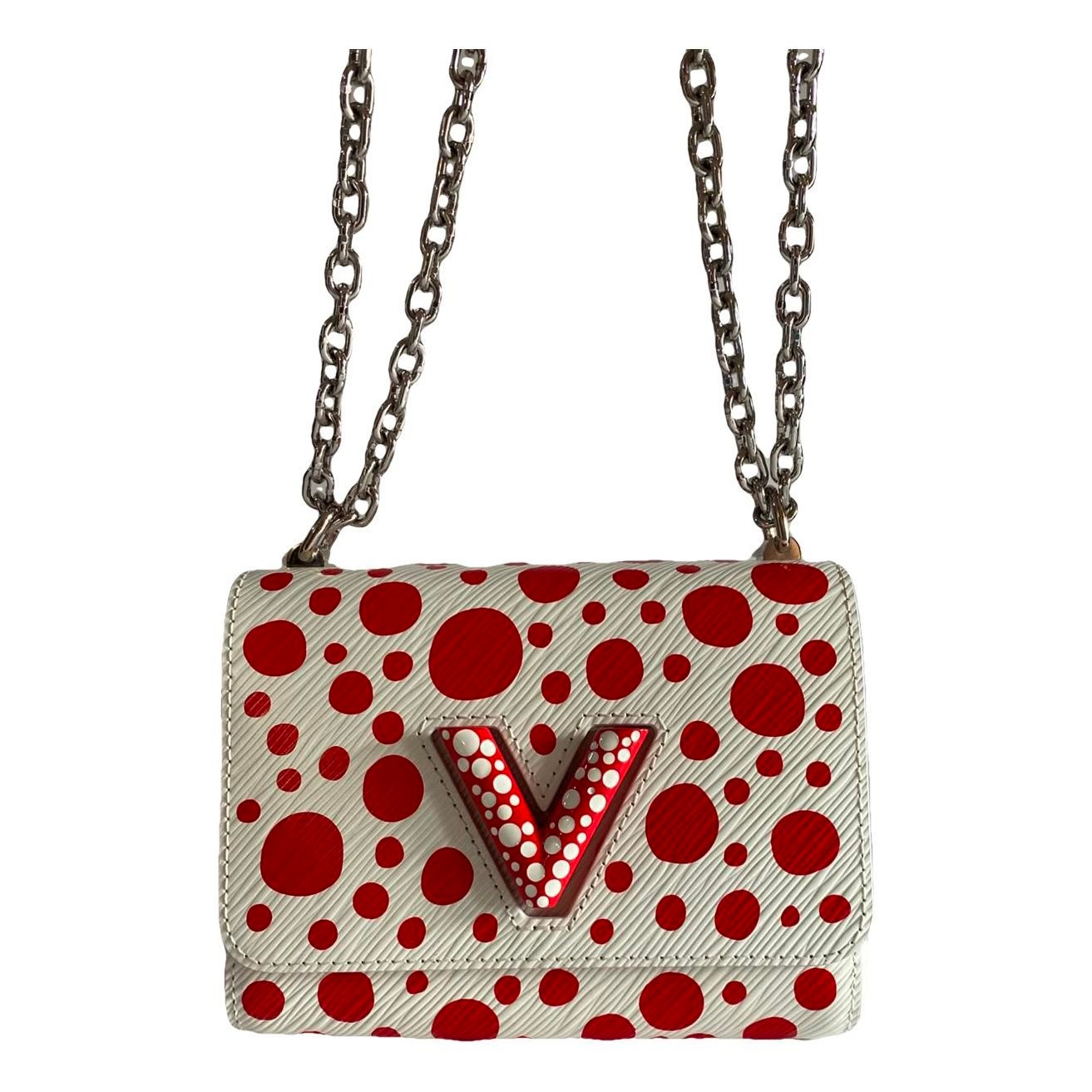 Twist leather crossbody bag
