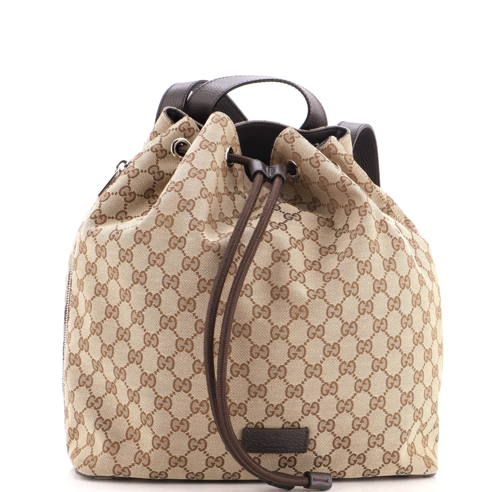Drawstring Backpack GG Canvas Medium