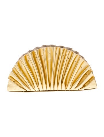 Cult Gaia Leather Clutch