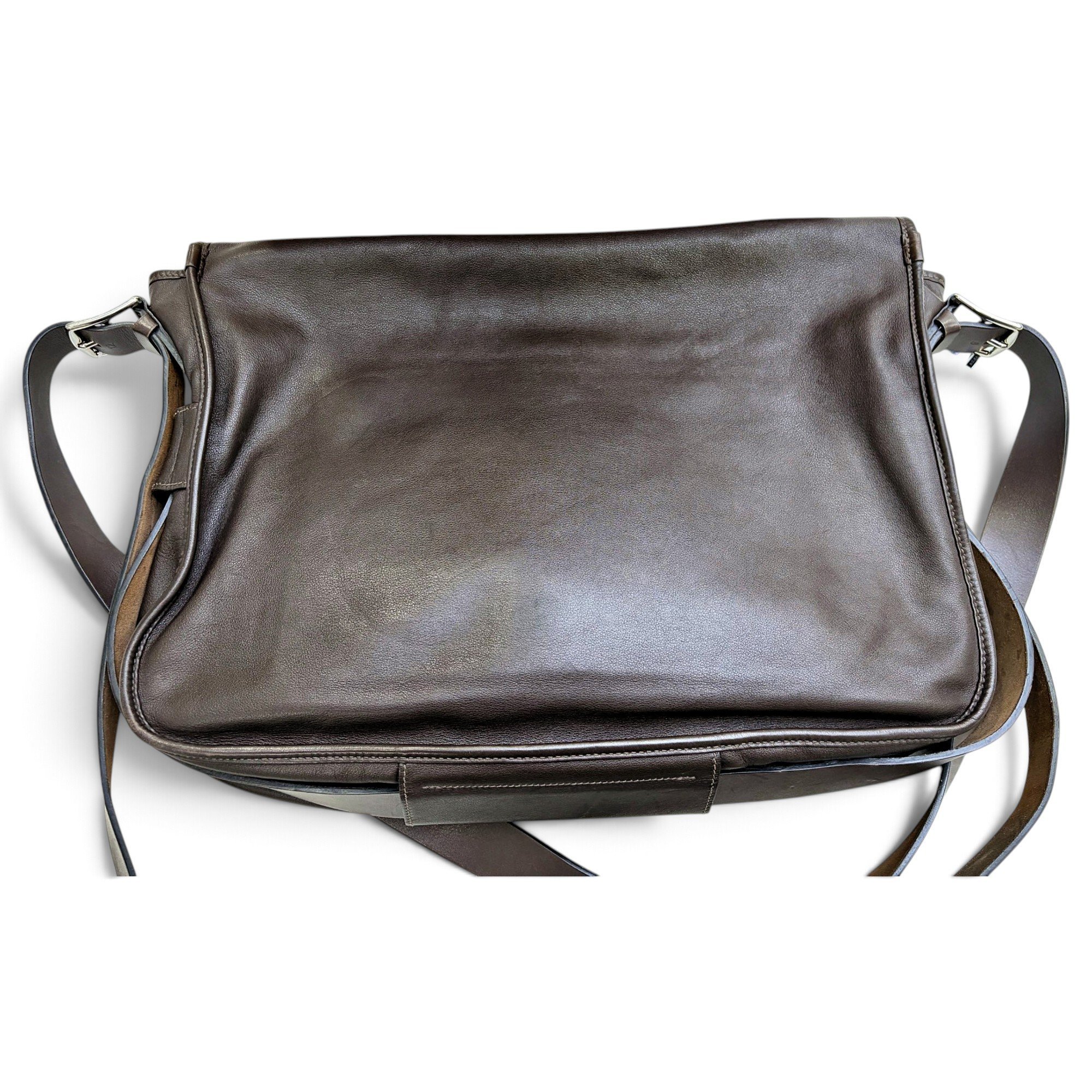 Barda leather crossbody bag