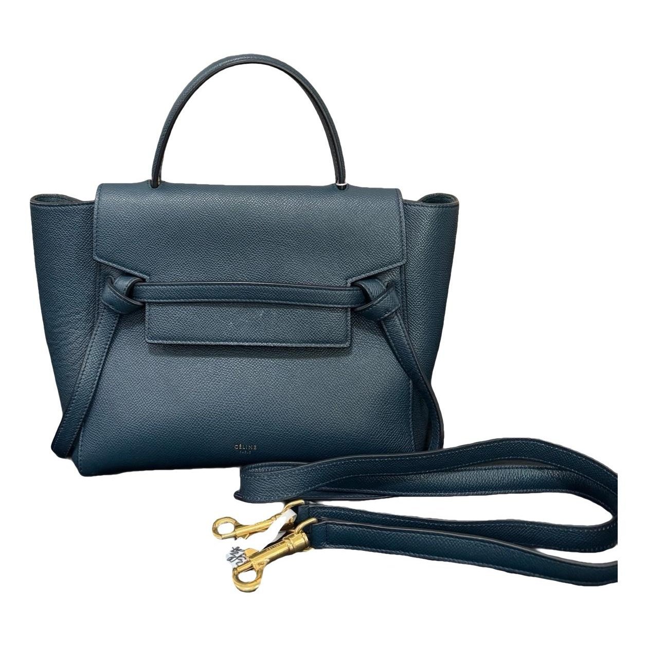 Belt leather handbag