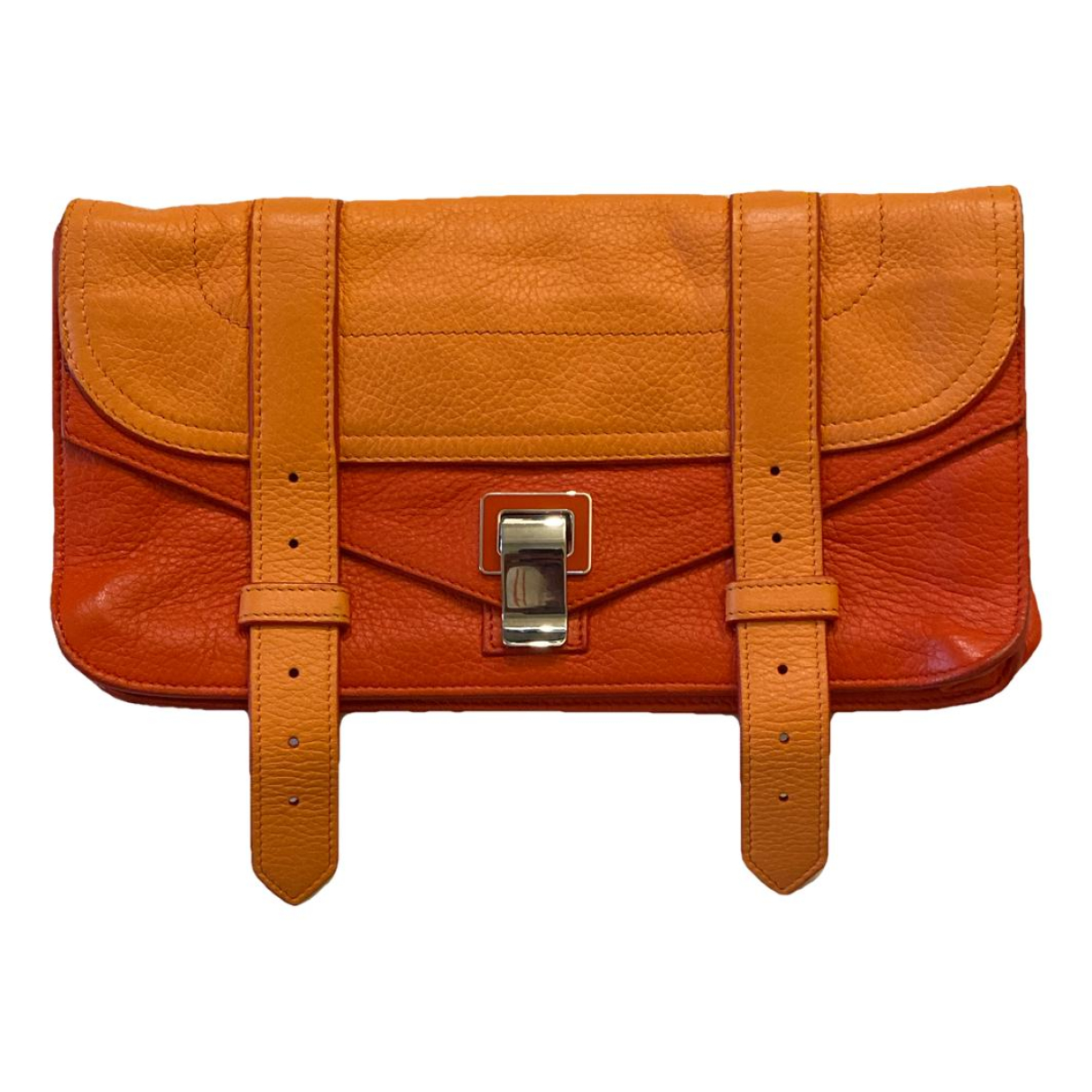 Proenza Schouler Lunch leather clutch bag