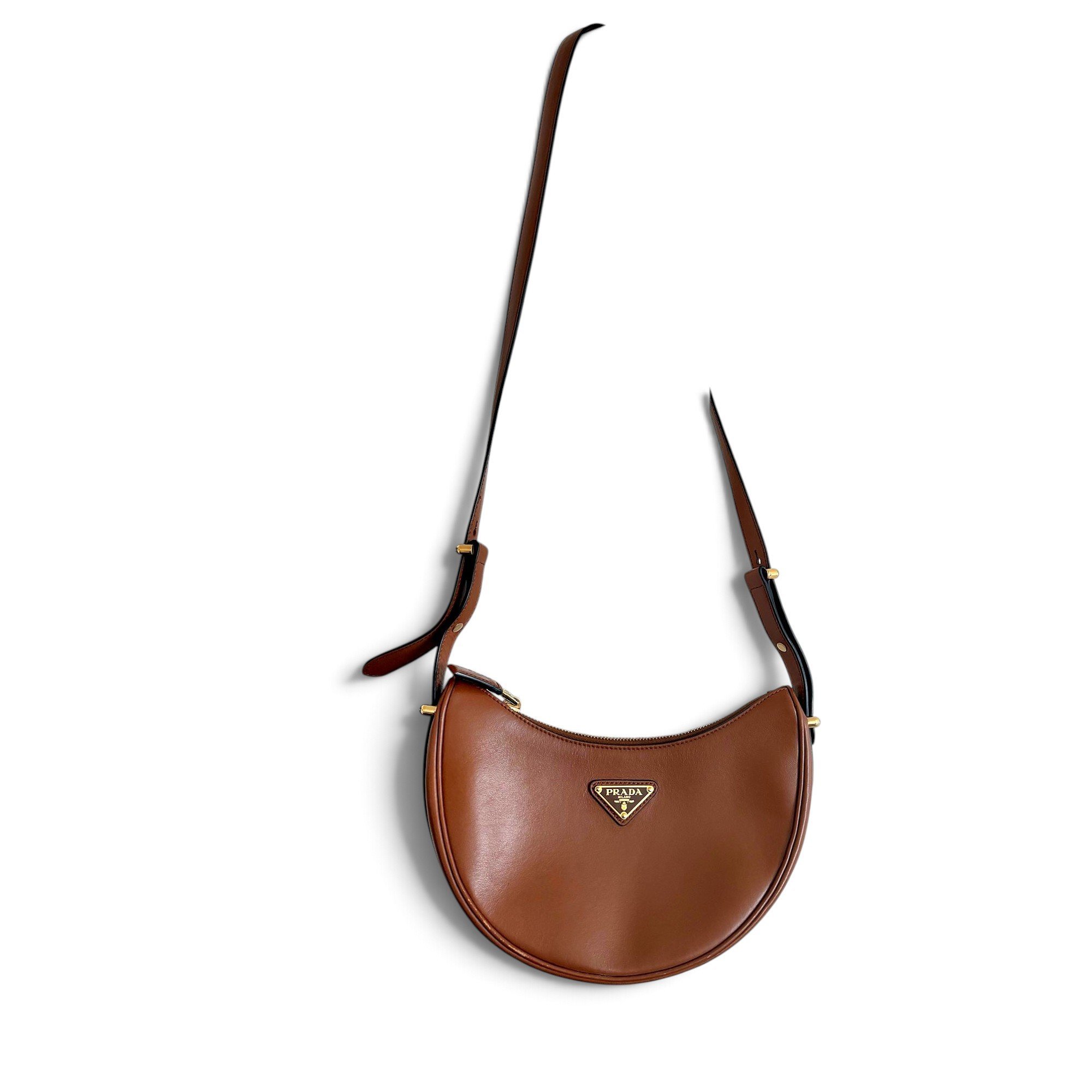 Moon leather handbag