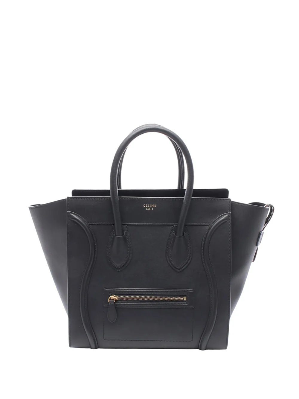 2010-2026 Mini Smooth Calfskin Luggage tote bag