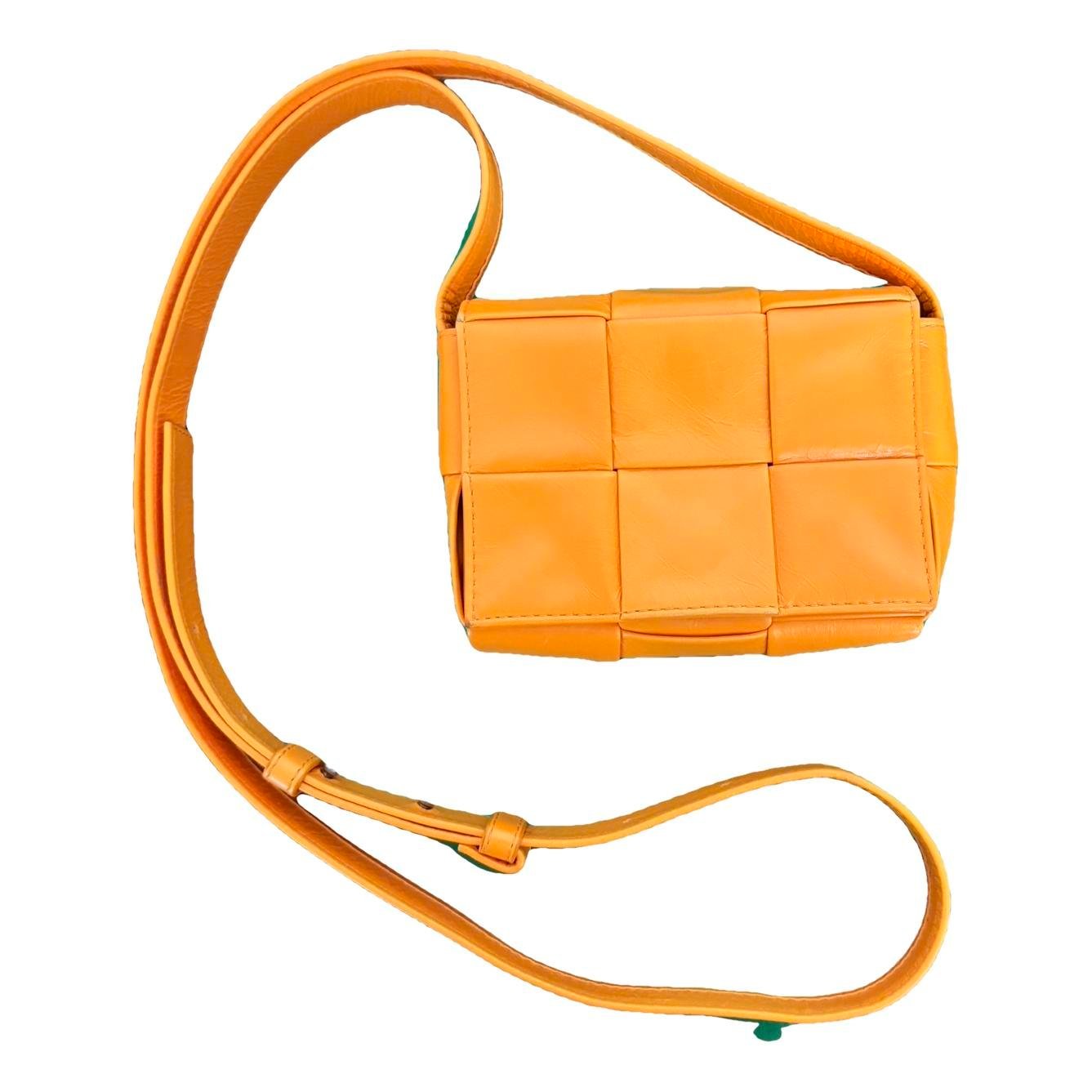 Cassette leather crossbody bag