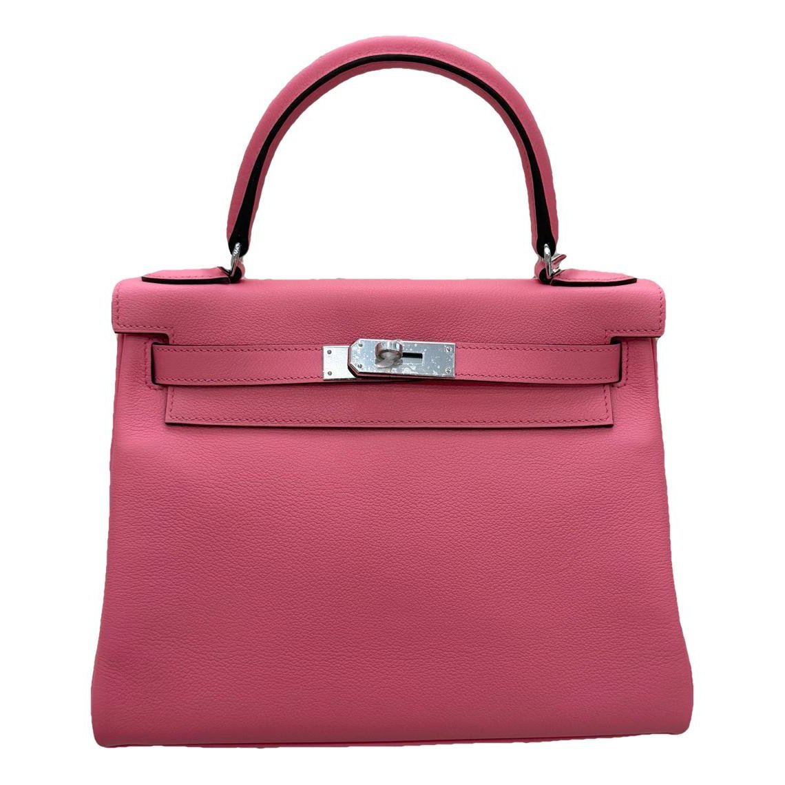 Hermes Kelly 28 Handbag Pink