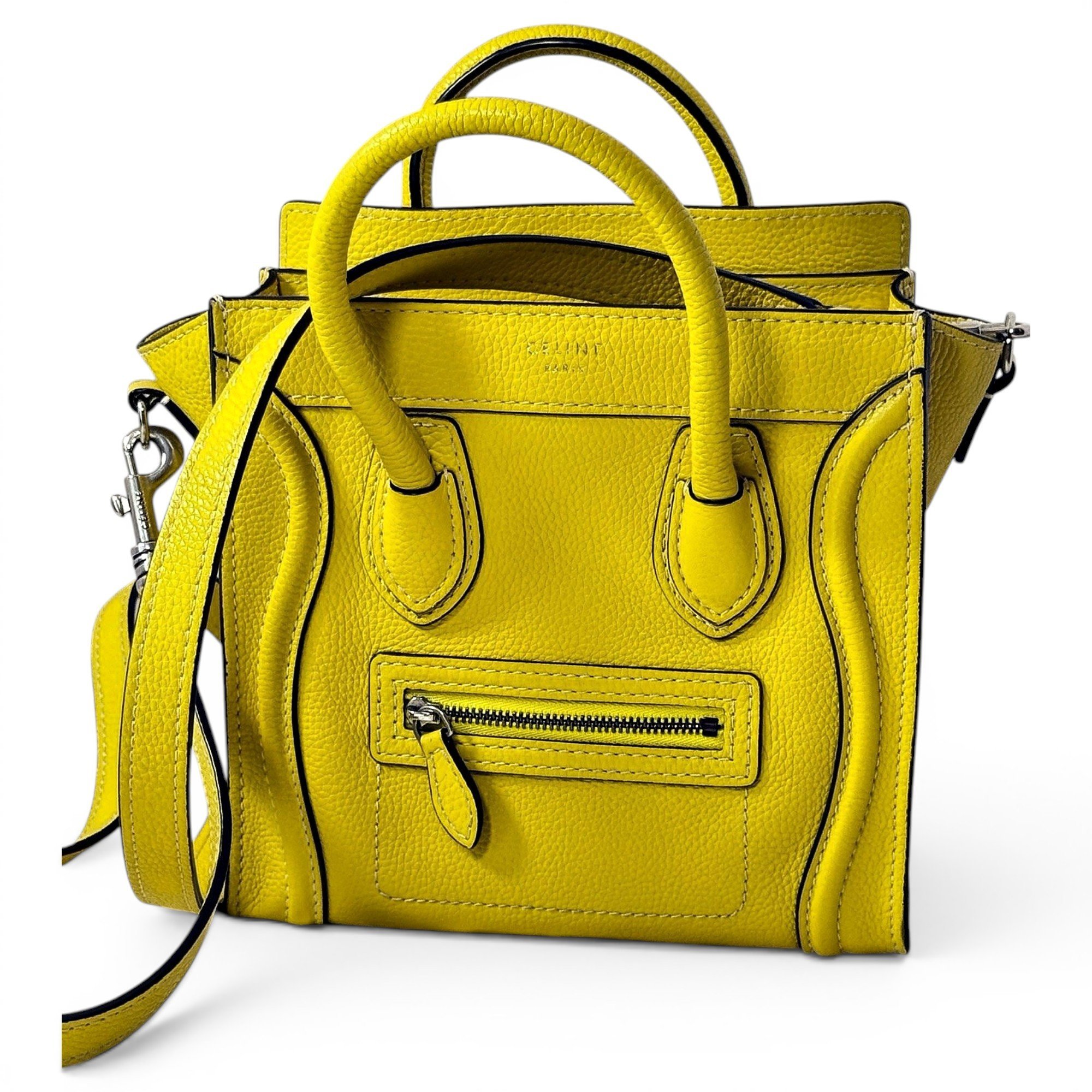 Nano Luggage leather handbag