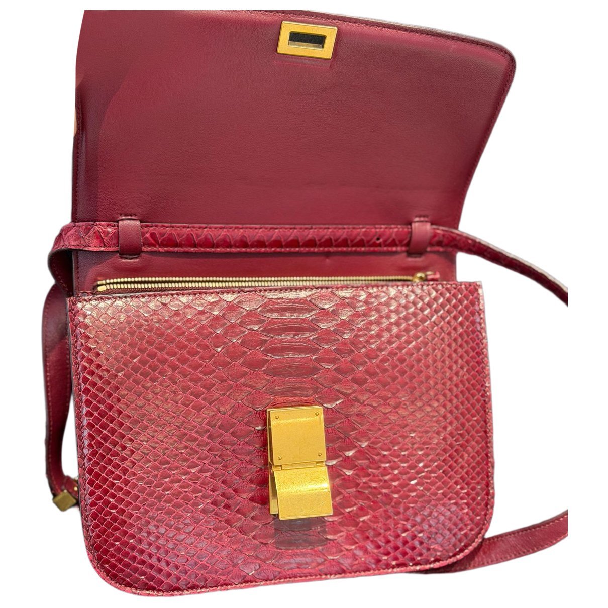 Classic leather crossbody bag