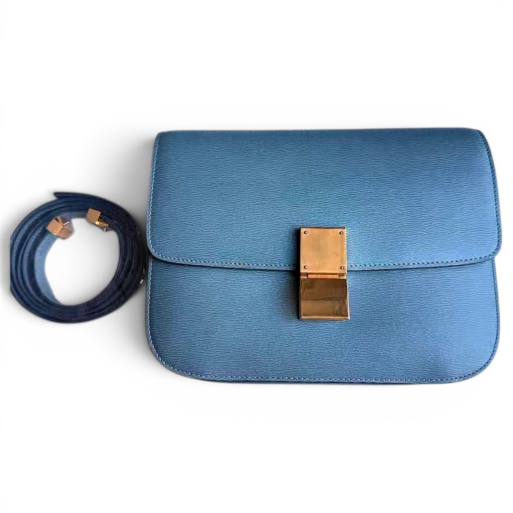 Classic leather crossbody bag