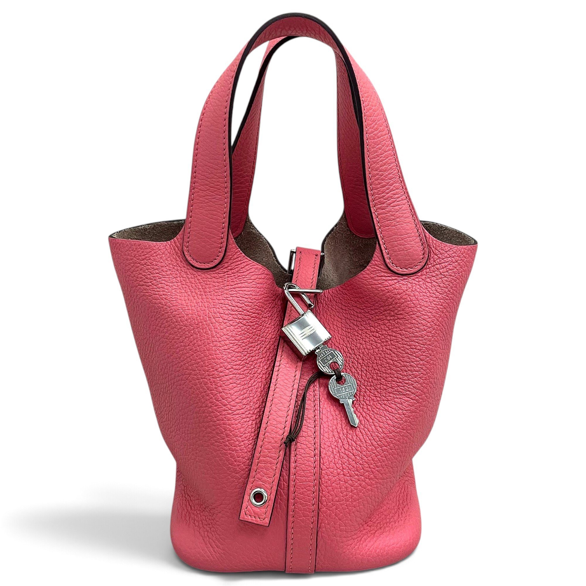 Picotin leather handbag