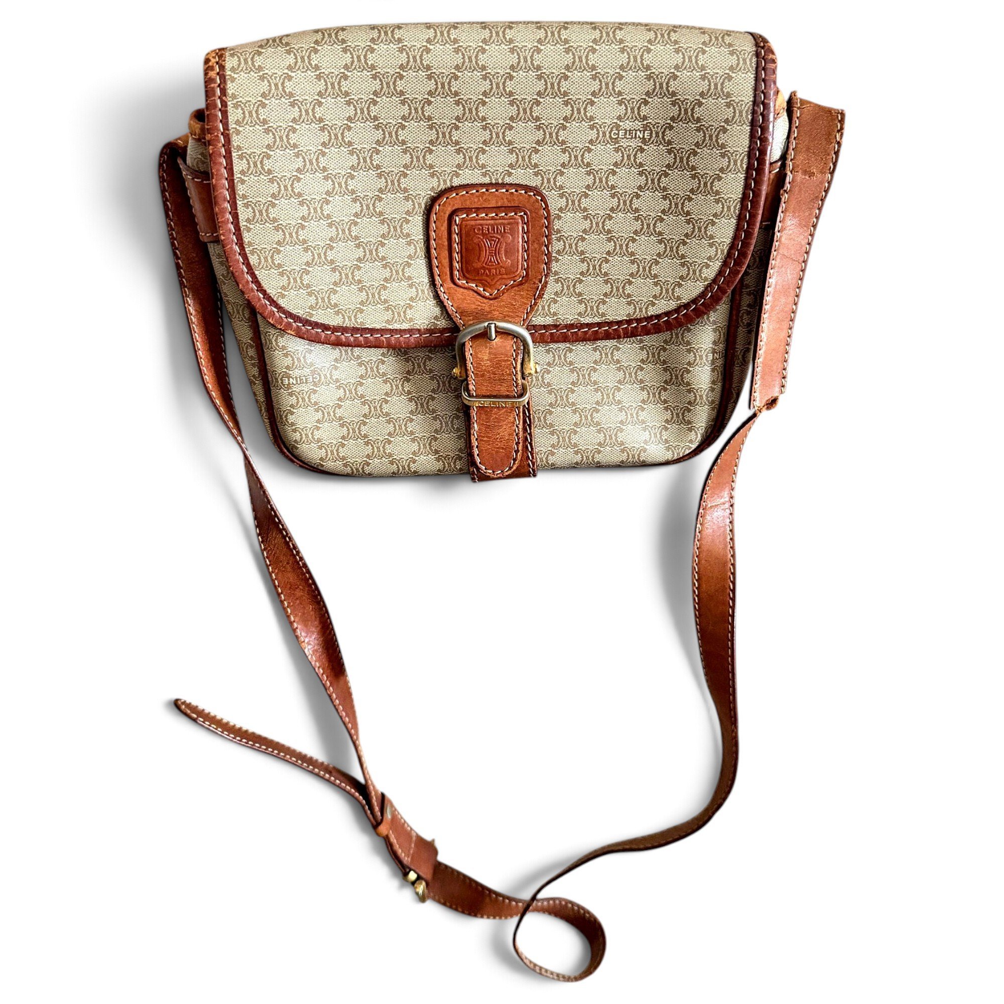 Leather crossbody bag