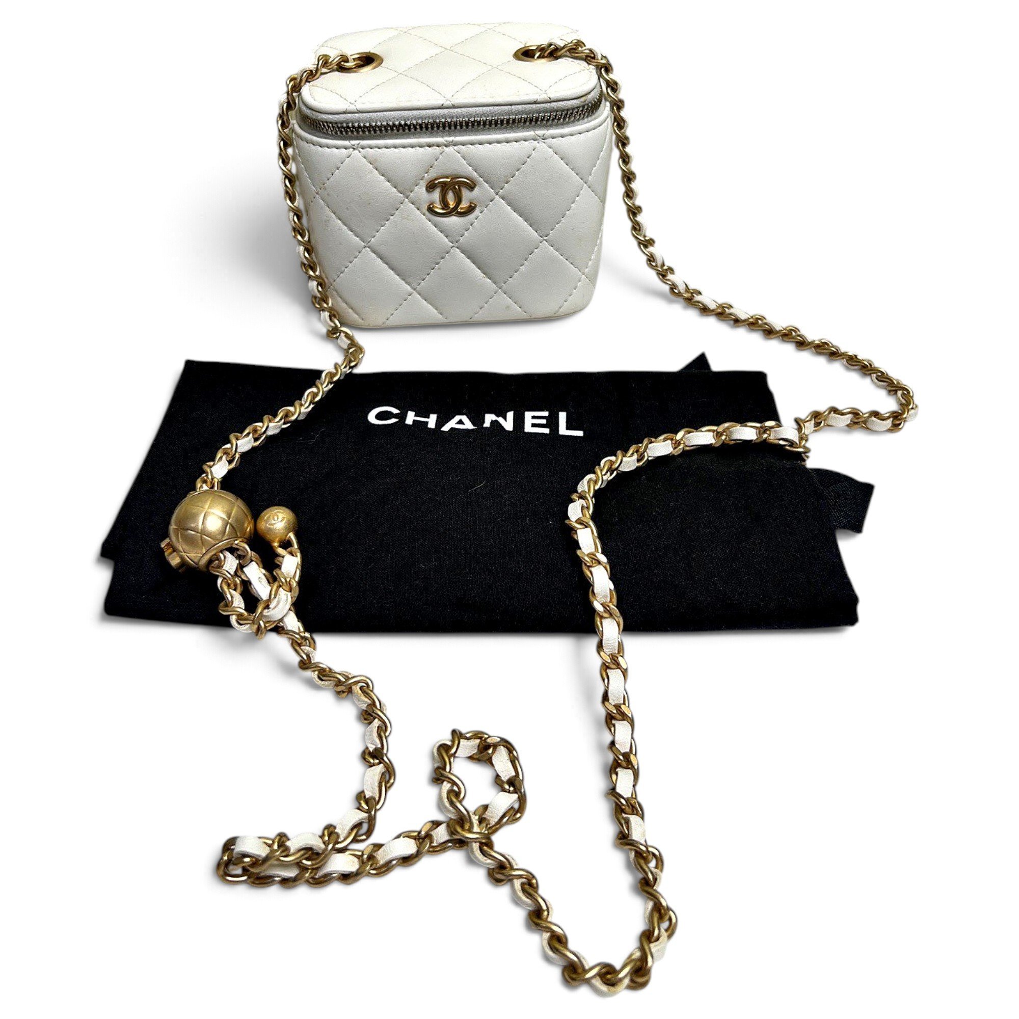 Trendy CC Vanity leather mini bag